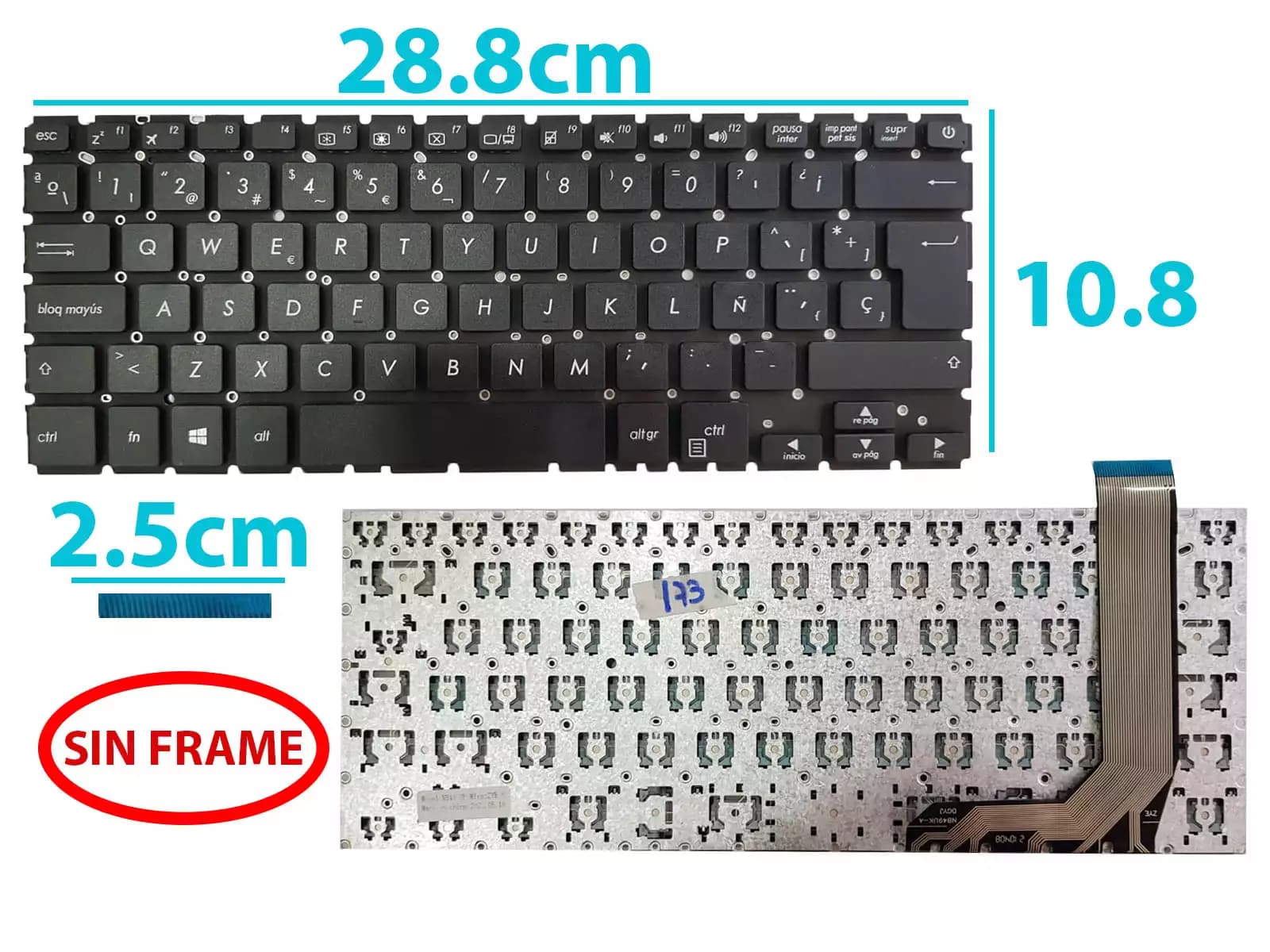 TECLADO HP G42, CQ42, Gift. Español — imagen 1