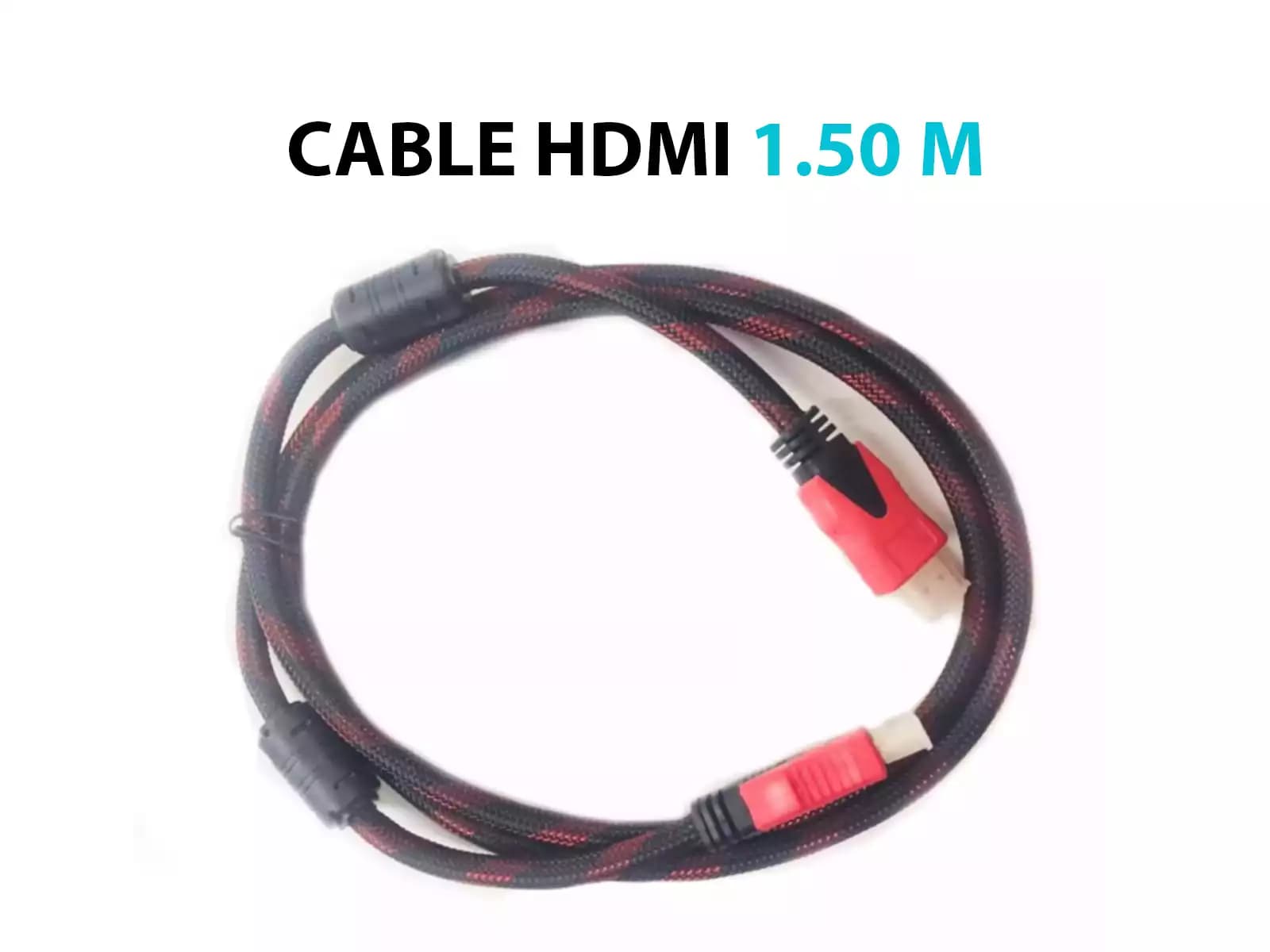 Cable hdmi Blindado Ferritas v1.4 1,50 Metros — imagen 1