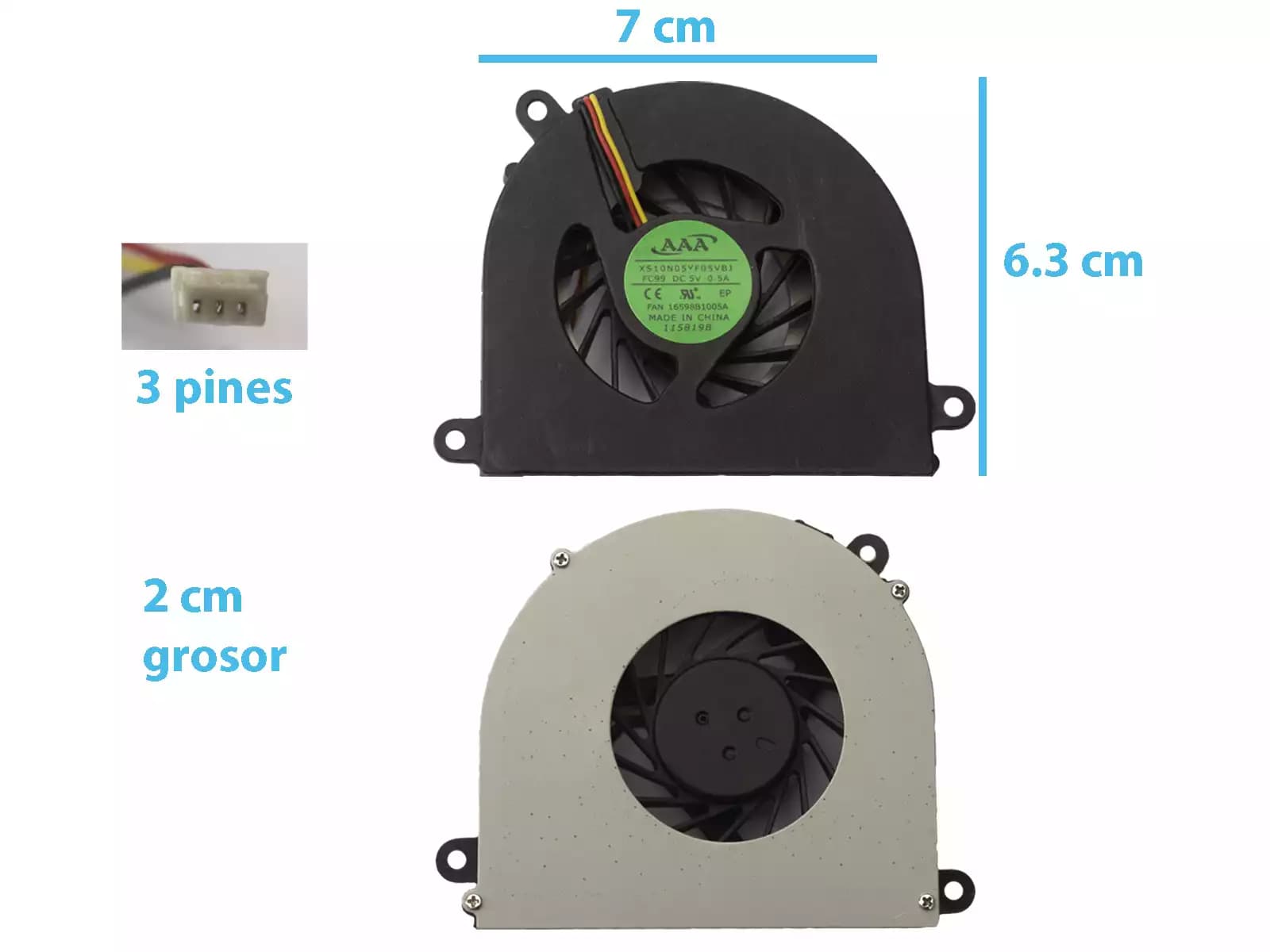 Cooler Lenovo Y550 Y550A Y550P — imagen 1