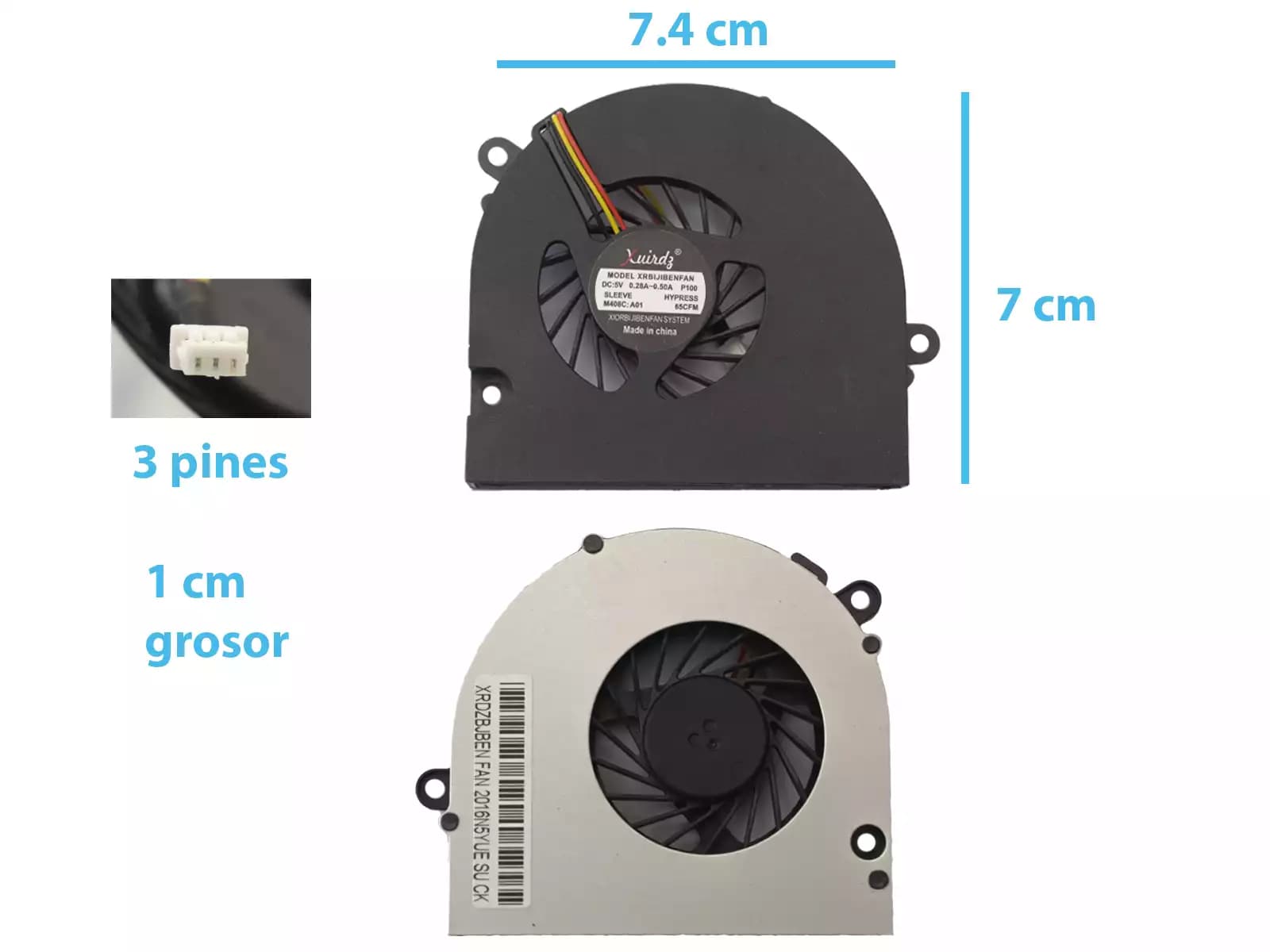 COOLER ACER 725 5732 5241 5516 5332 5532 5541G — imagen 1