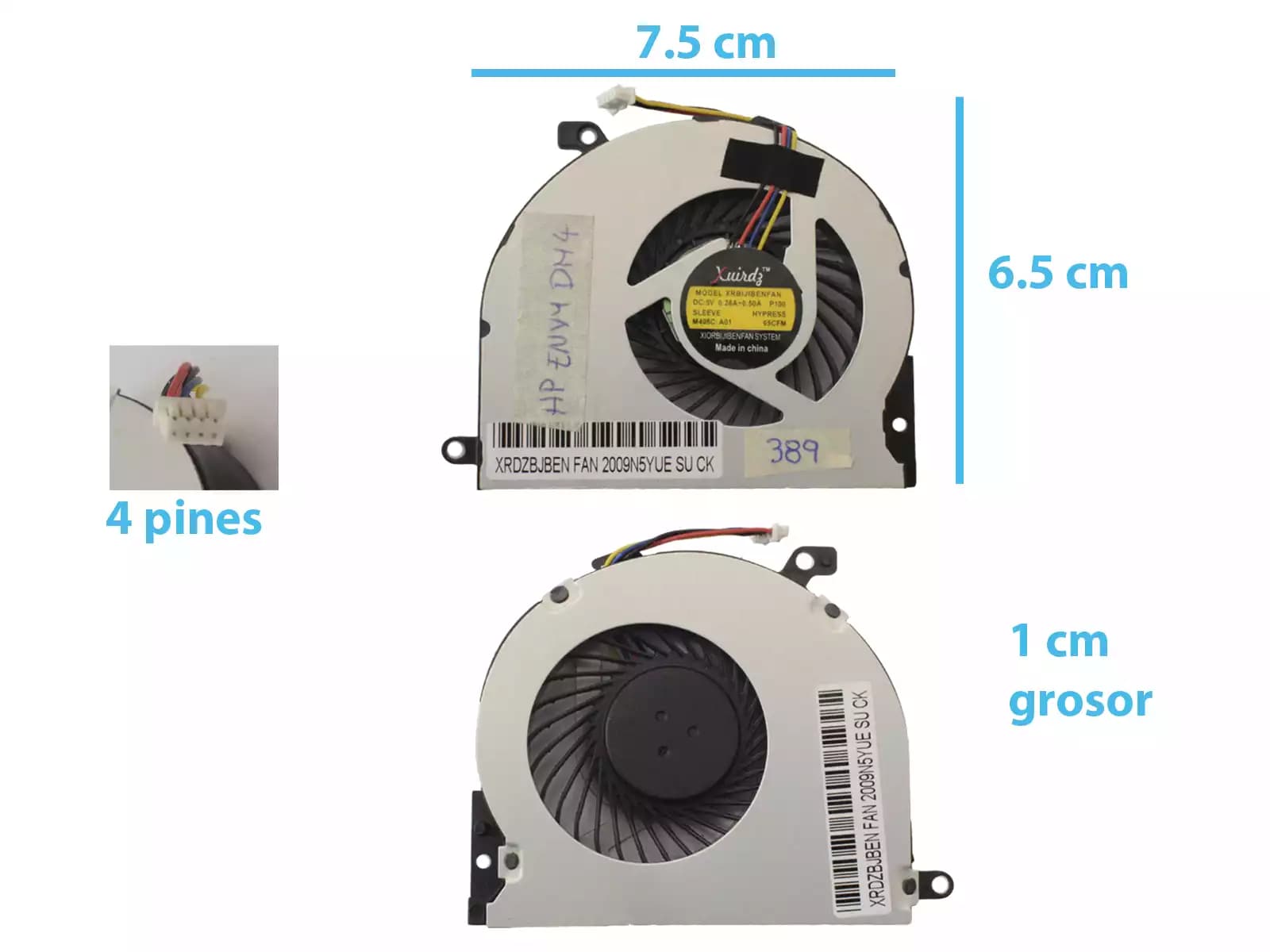 Cooler HP ENVY M4 DM4-1000 M4-1012TX M4-1003TX — imagen 1