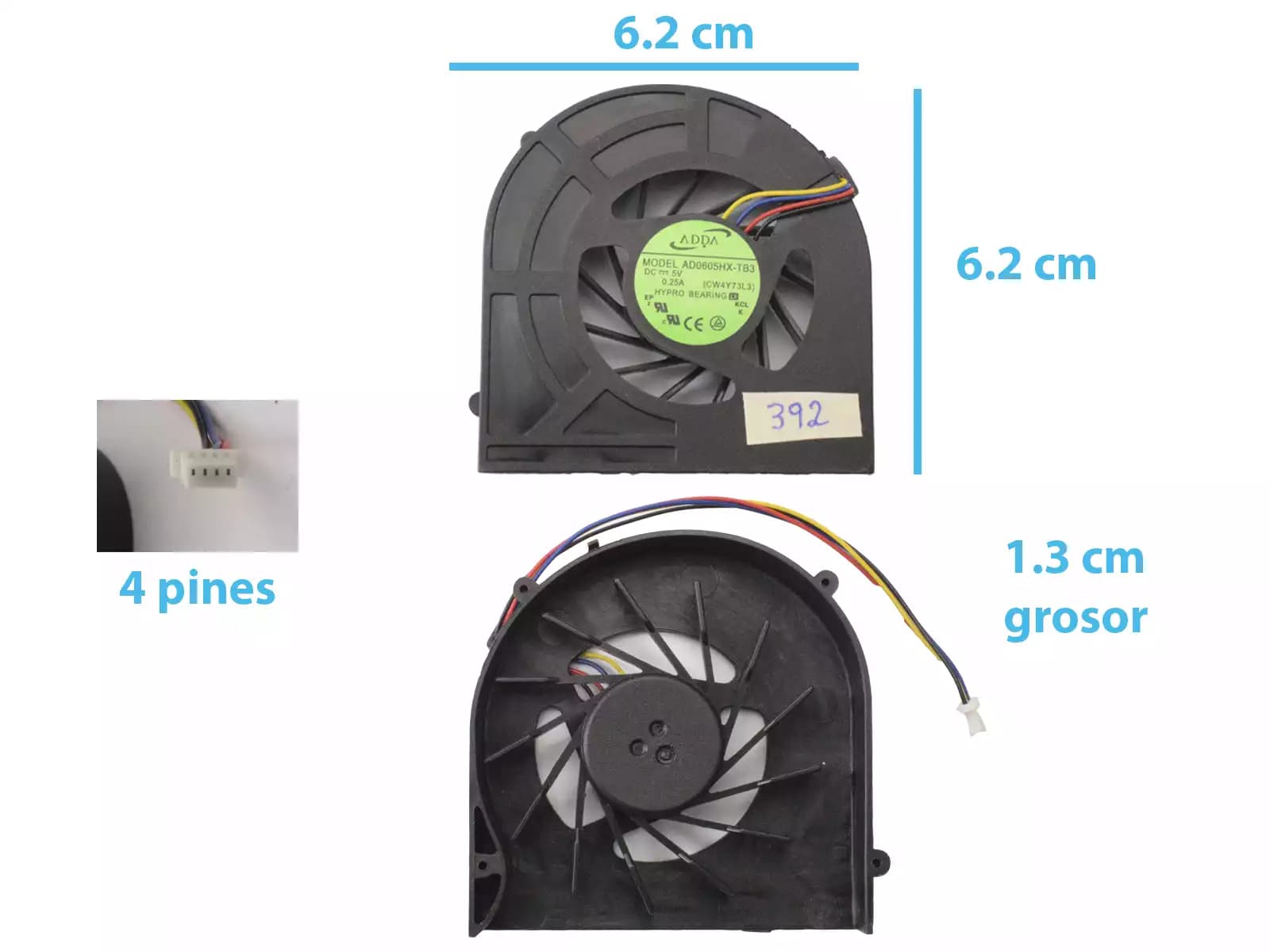 COOLER HP 4520 4520s 4525s 4720S — imagen 1