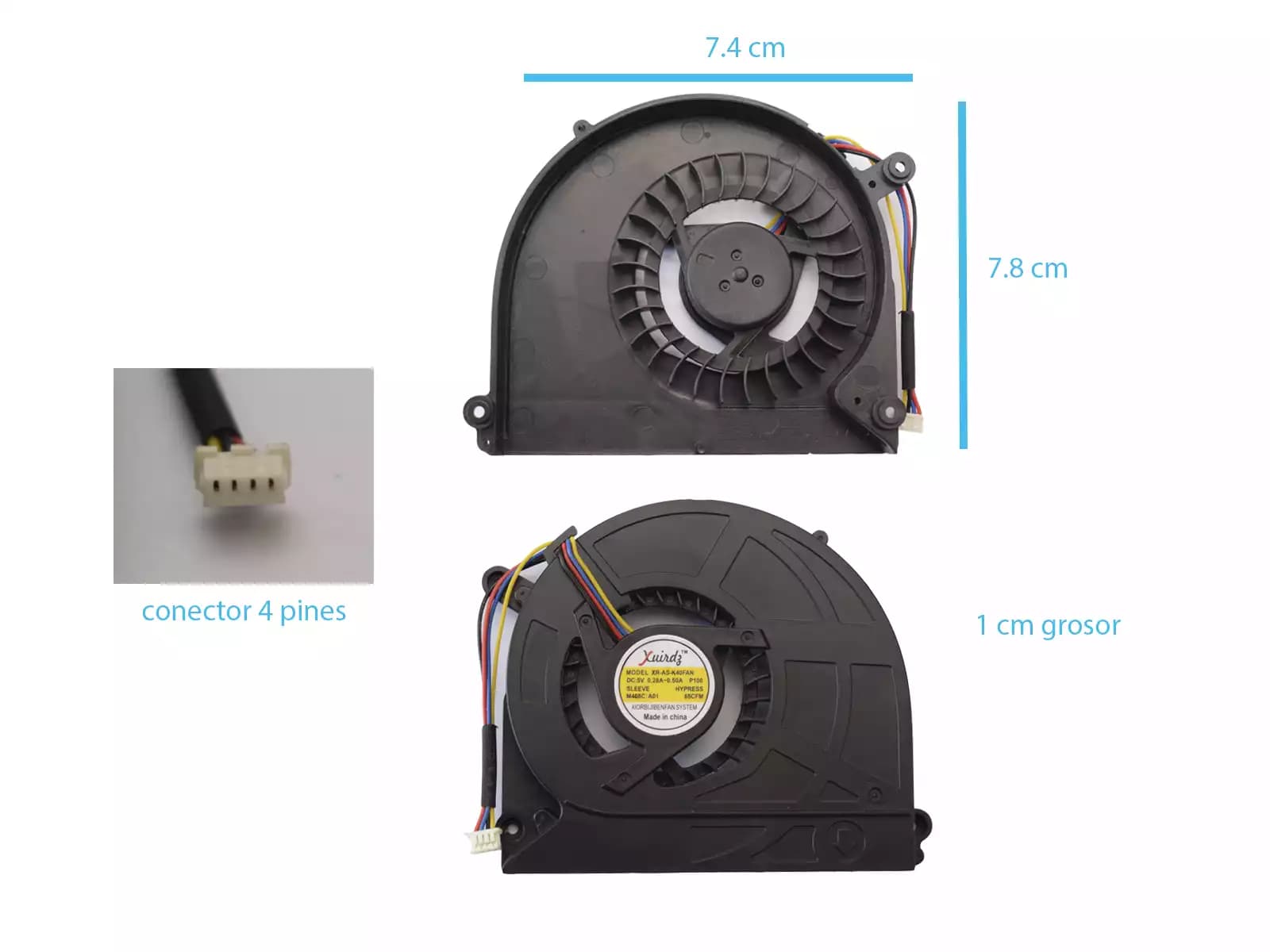 COOLER ASUS K40 K40IN A41I A41 K40AC K40AF — imagen 1