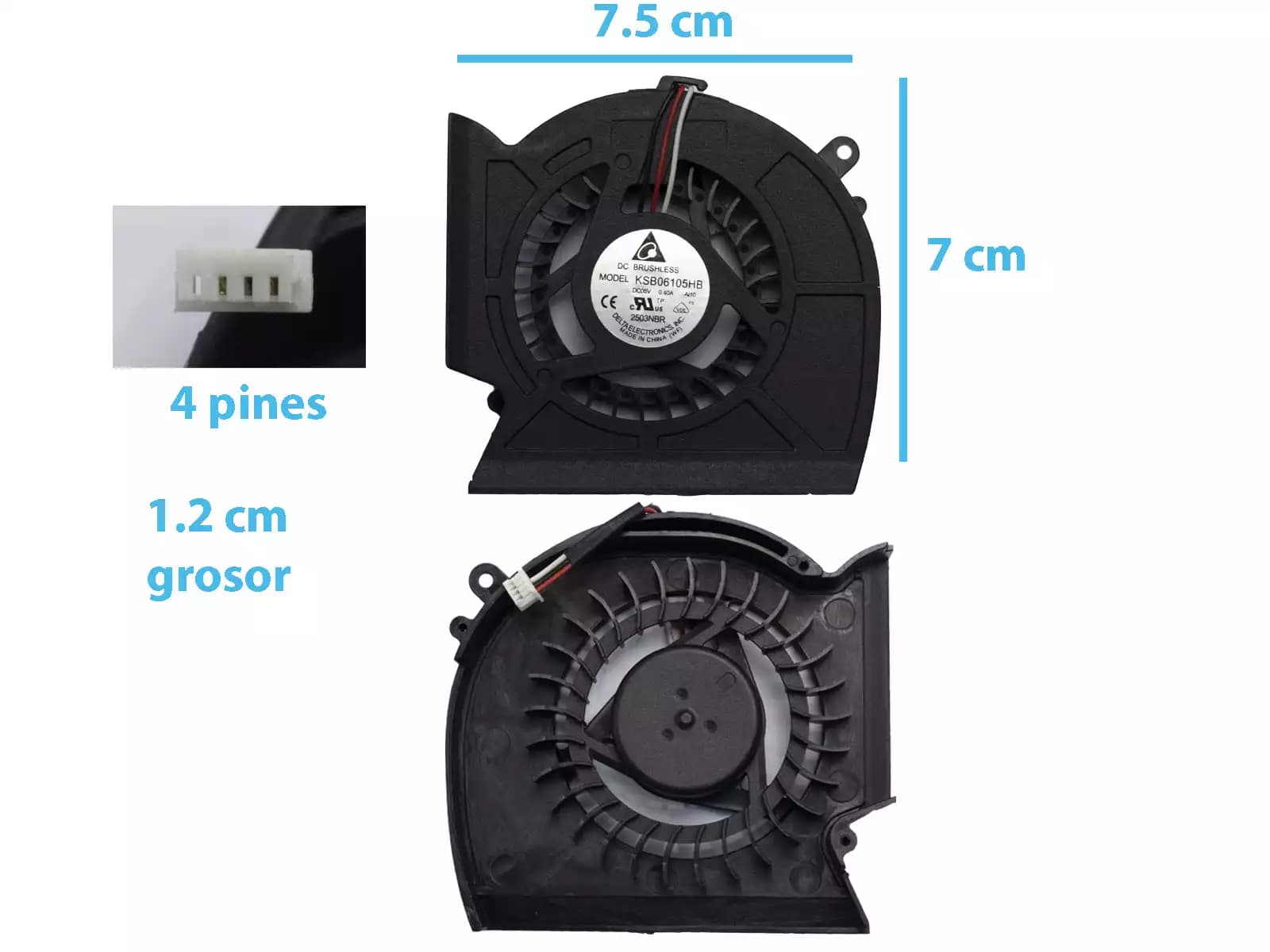 Cooler Samsung R525 R580 R530 R523 R528 R538 R540 RV508 P530 — imagen 1