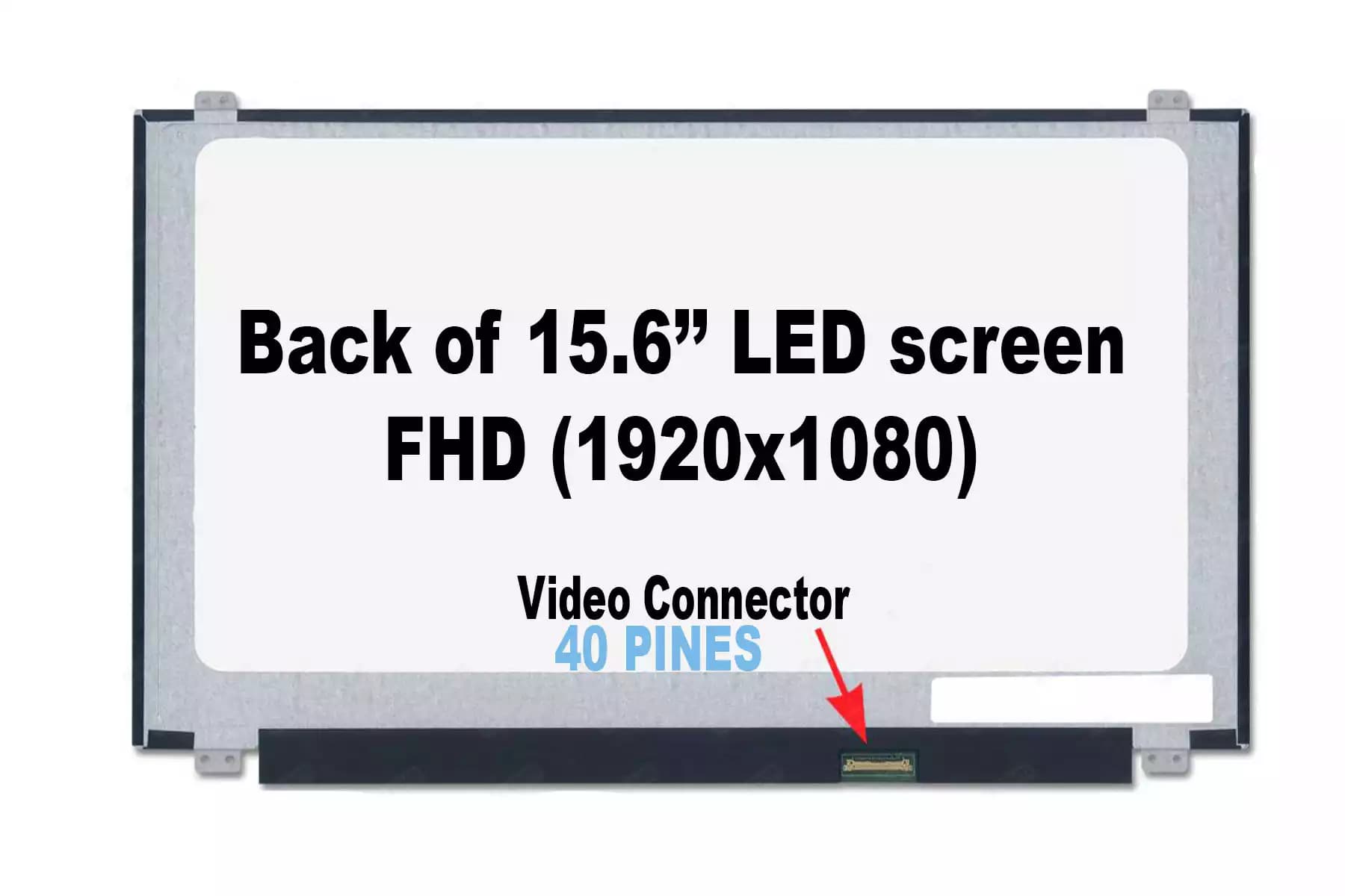 PANTALLA 15.6 LED SLIM 40 PINES FULL HD 1080P — imagen 1