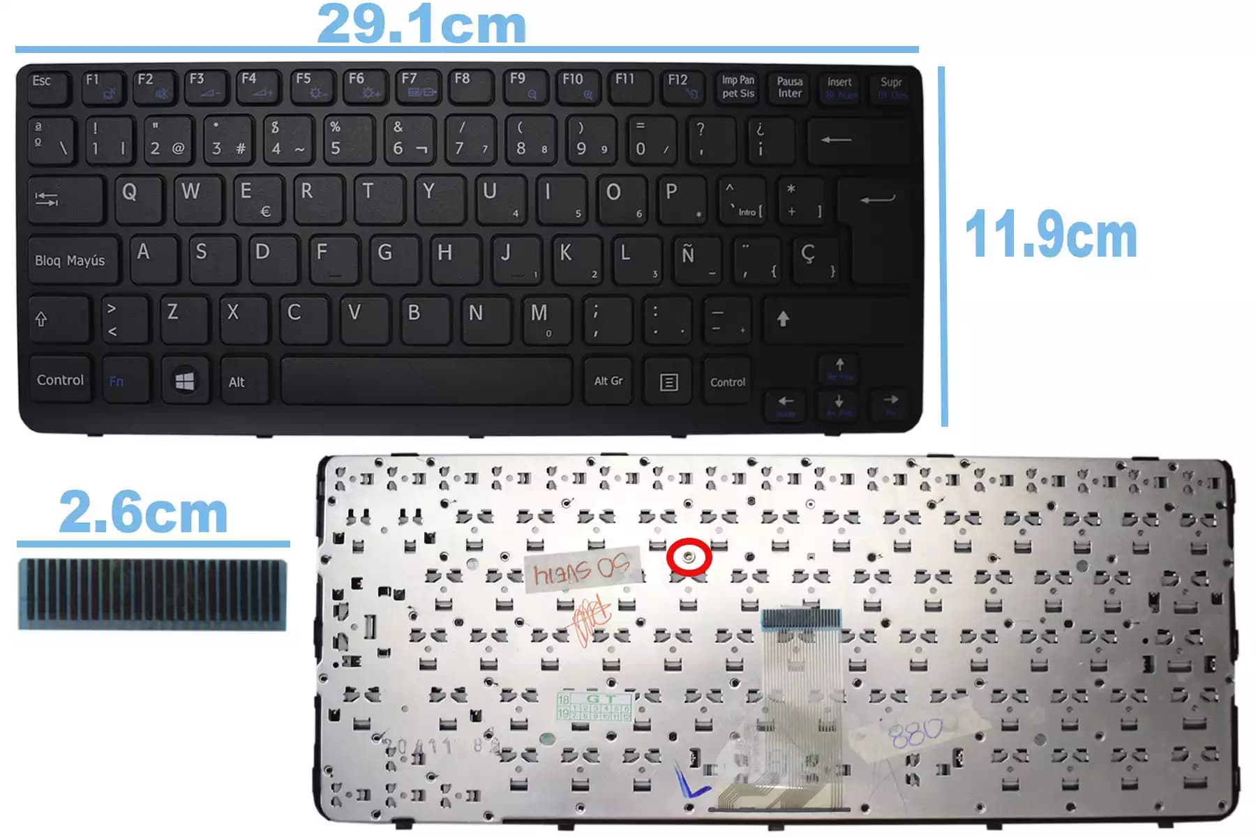 TECLADO SONY SVE14 SP — imagen 1