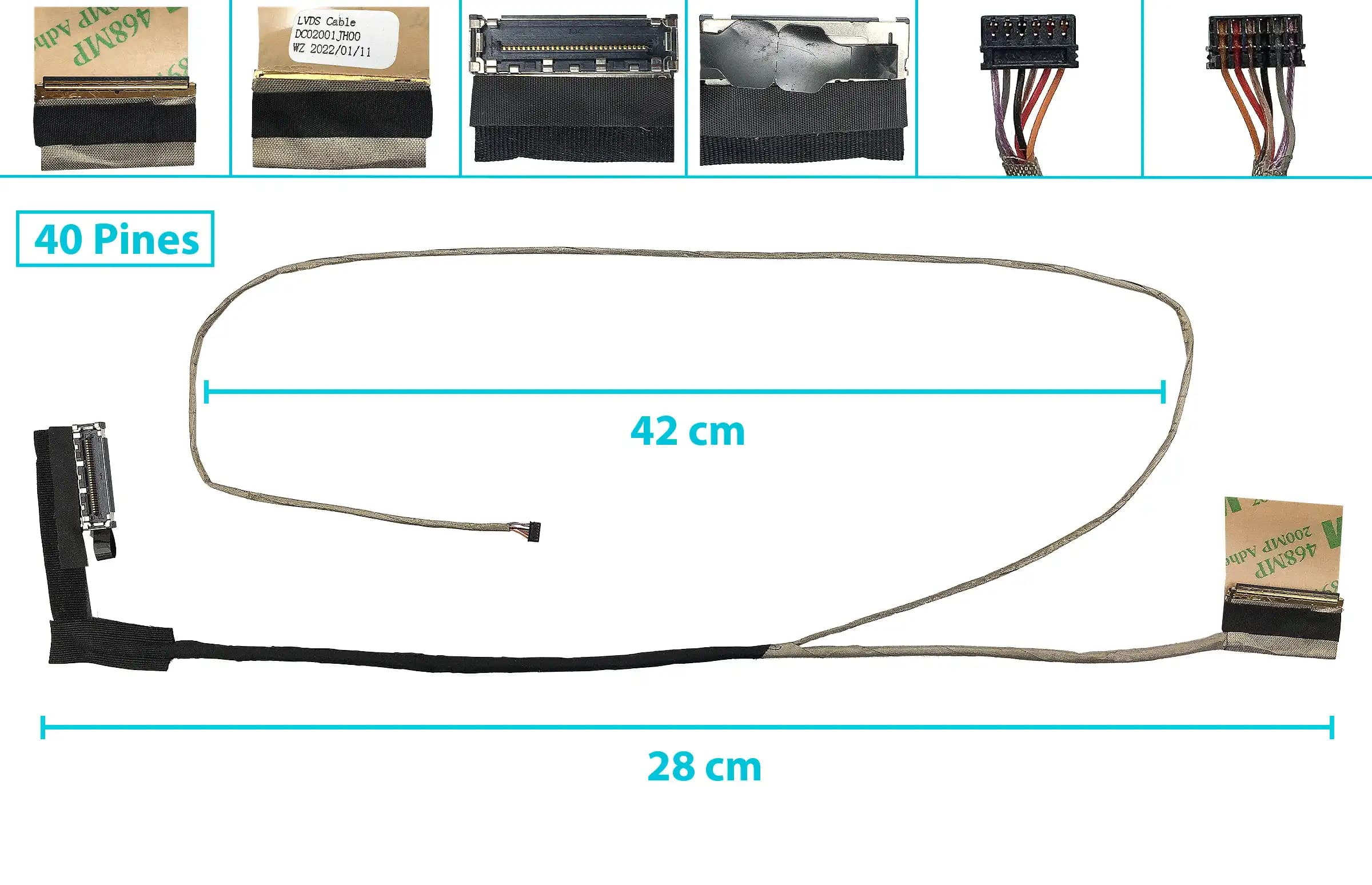 FLEX DE VIDEO HP M6-1000 SERIES QCL50 686898-001 DC02001JH00 — imagen 1