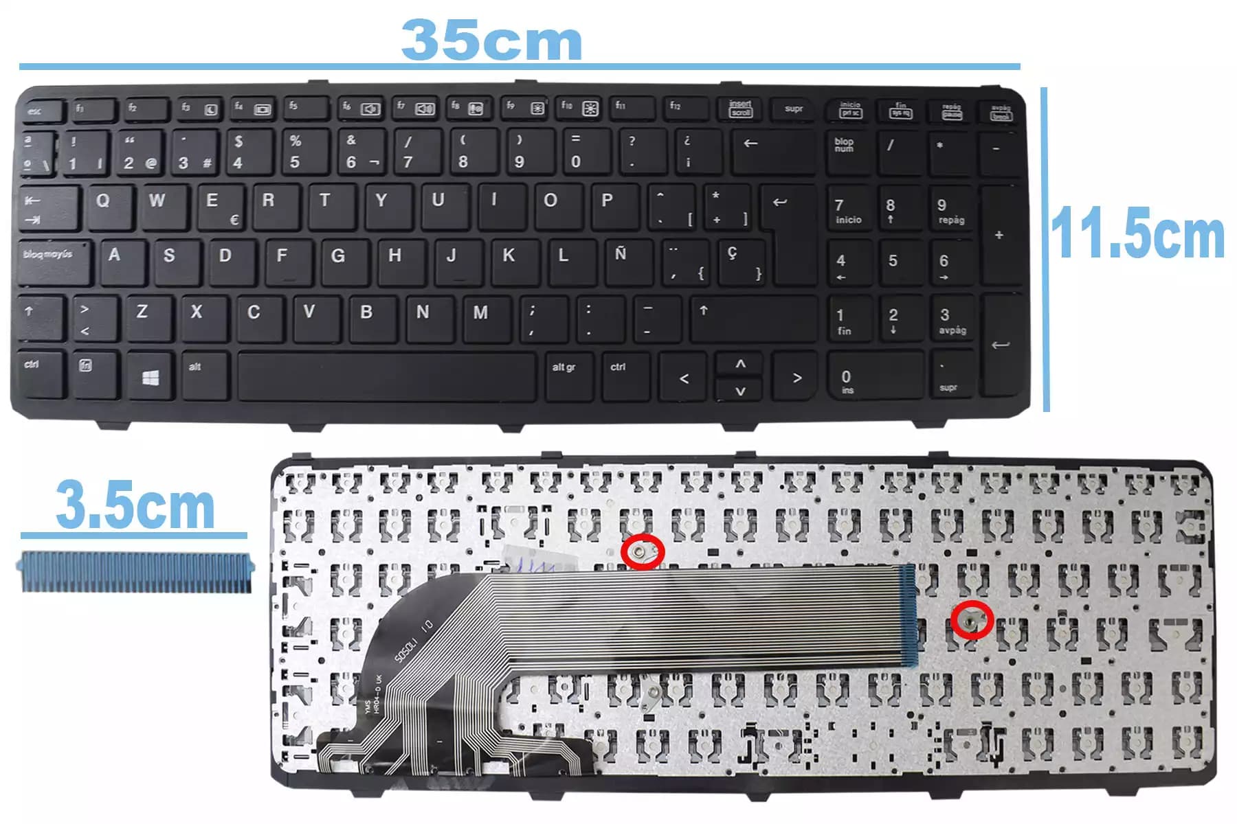TECLADO HP 450 G4 SP — imagen 1