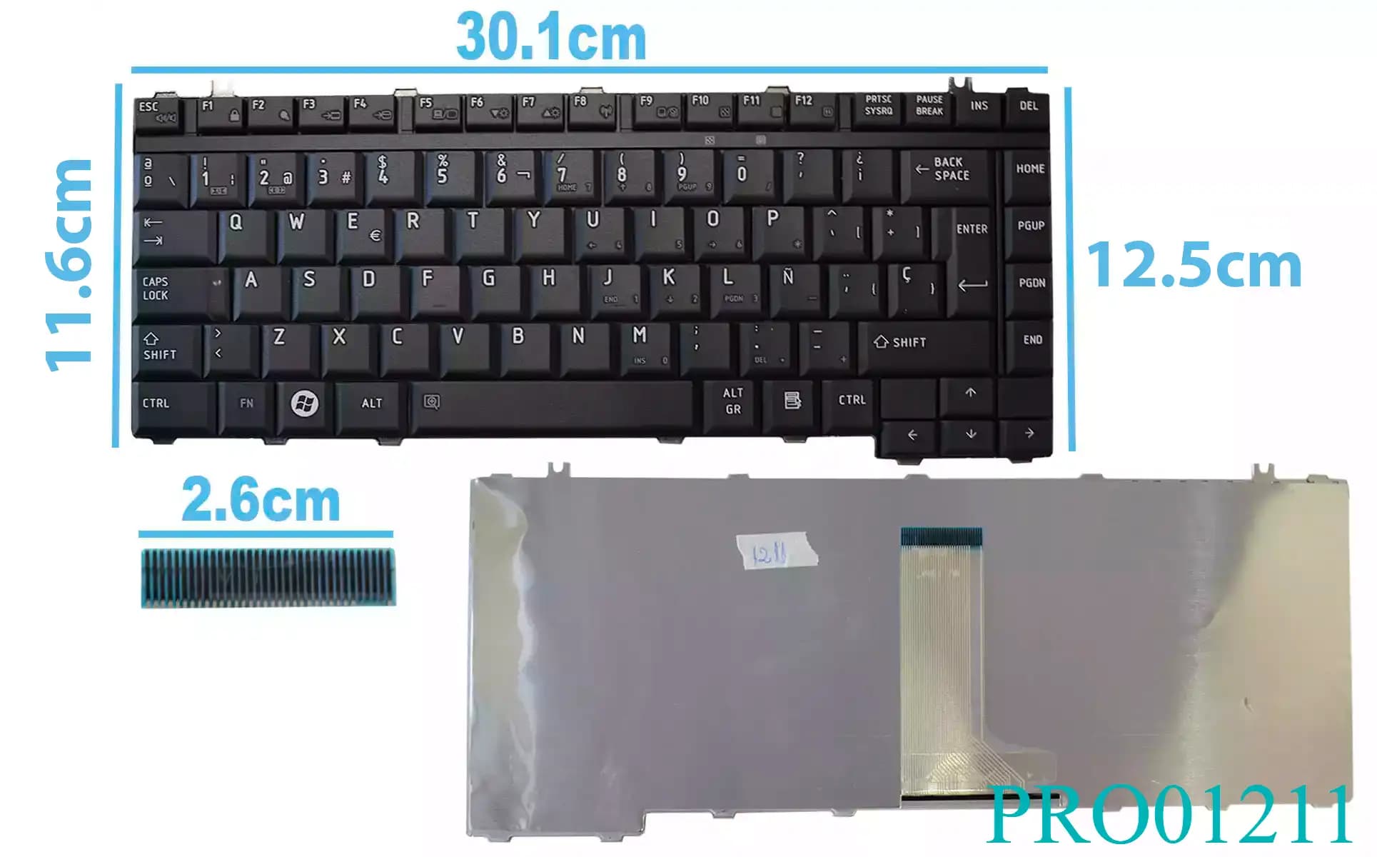 TECLADO TOSHIBA A200 SP — imagen 1