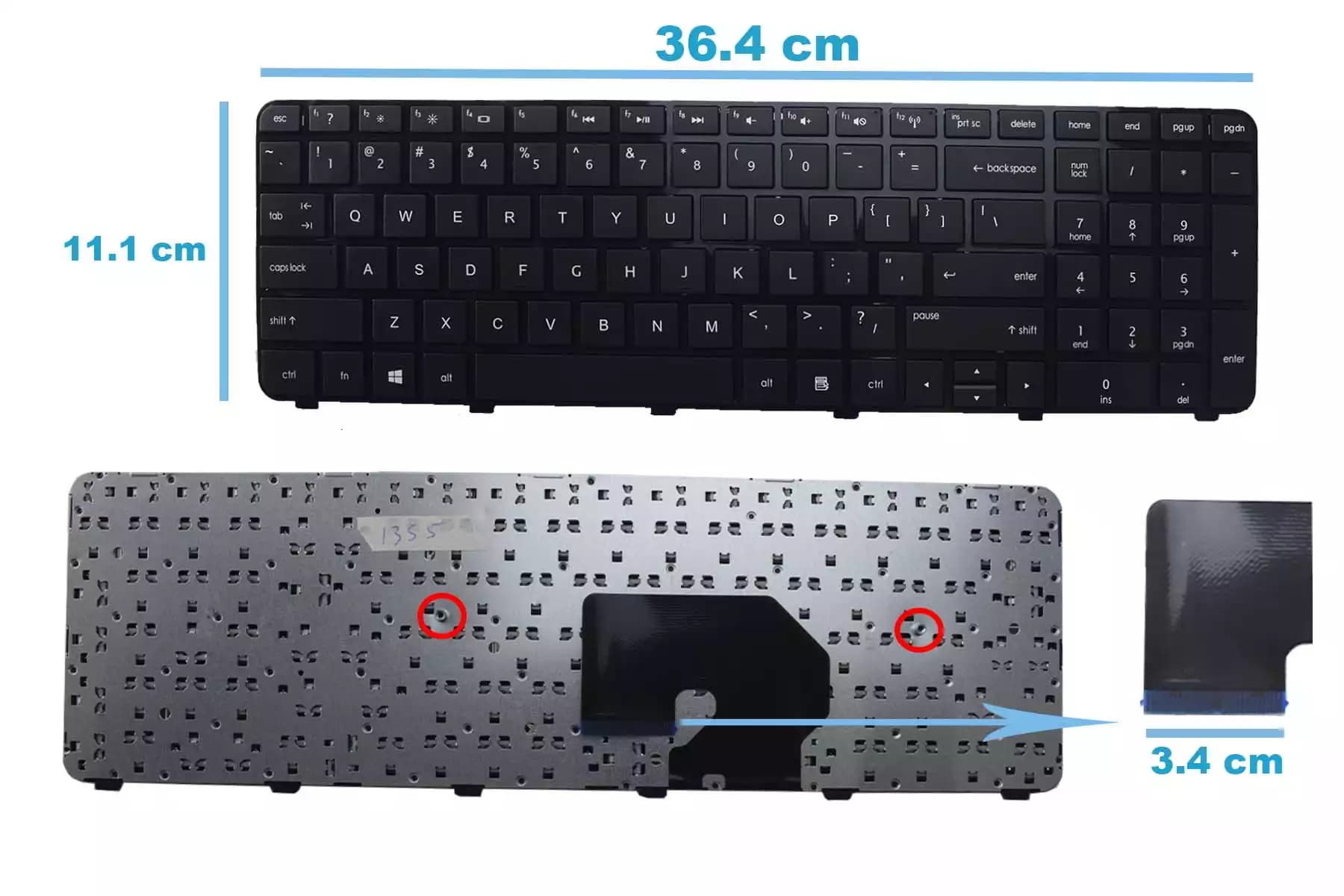 TECLADO HP DV7-6000 DV7-6100 DV7t-6000 DV7t-6100 DV7t-6B00 US — imagen 1