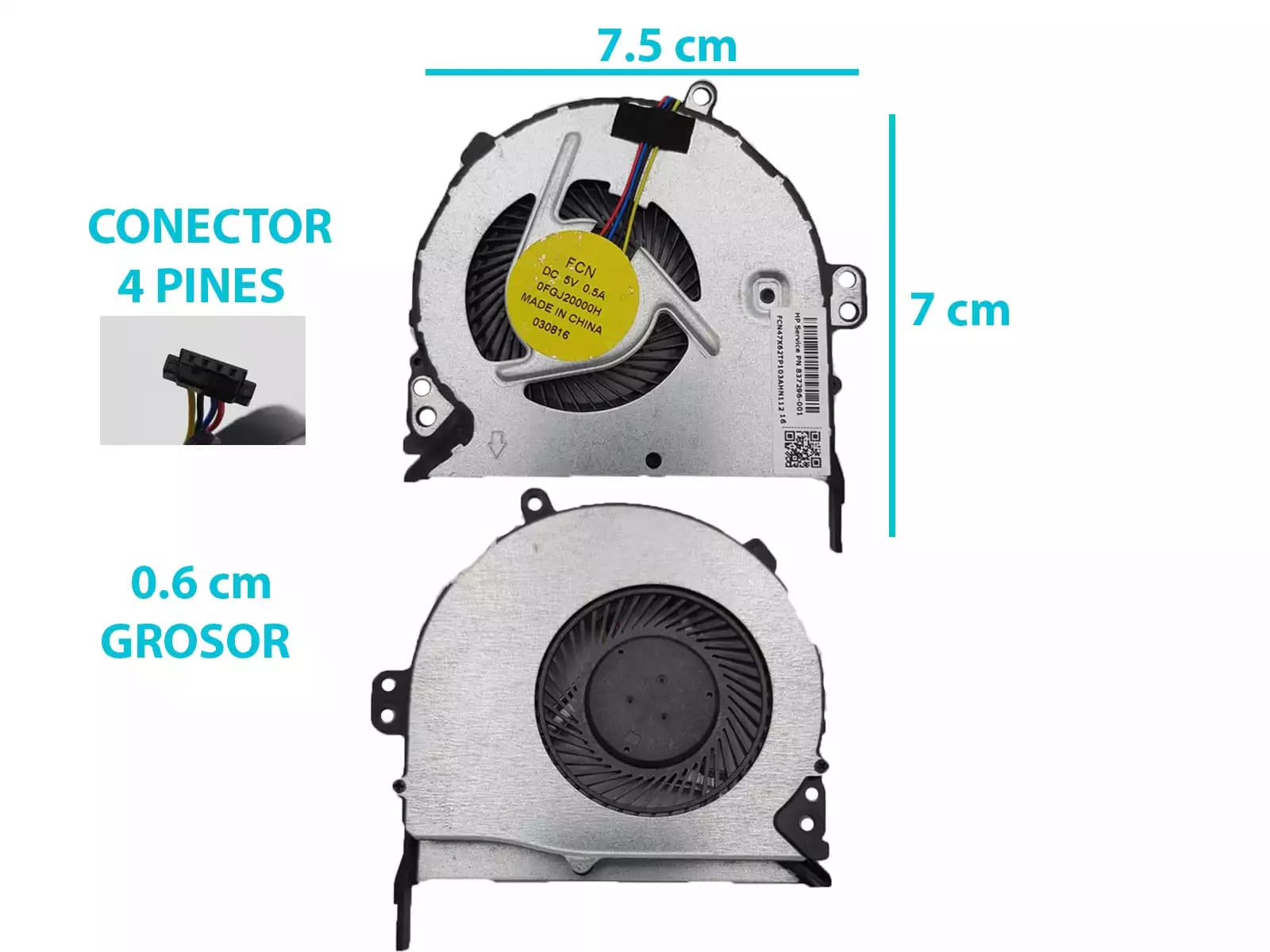 COOLER HP 440 G3 837296-001 — imagen 1