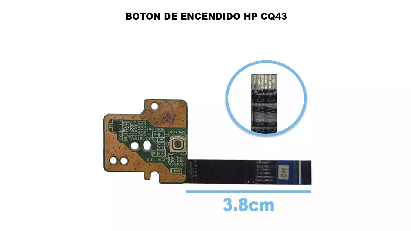 BOTON DE ENCENDIDO HP CQ43 — imagen 1