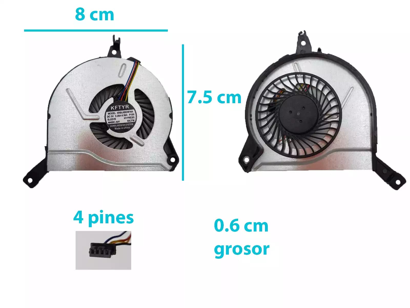 COOLER HP 15-P 17-P 14-V 15-V 17-F SERIES 15-P030NR 15-P383NR 15-P390NR 15-P393NR 17-P160NR 17-P161DX 17-P120WM 17-P121WM 15-K081NR 15-K177NR 17-F027DS 17-F227NR 767712-001 — imagen 1