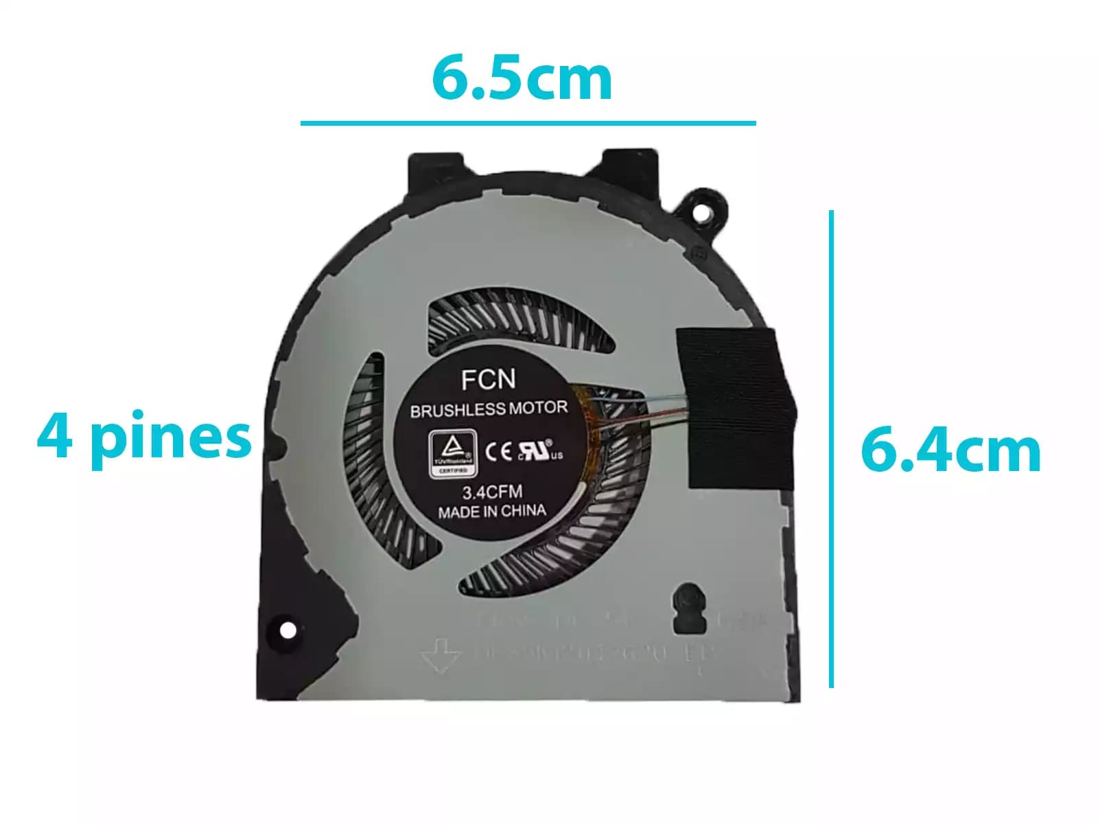 COOLER DELL 15 5580 5581 5588 14-5480 5488 (4 LINES) — imagen 1