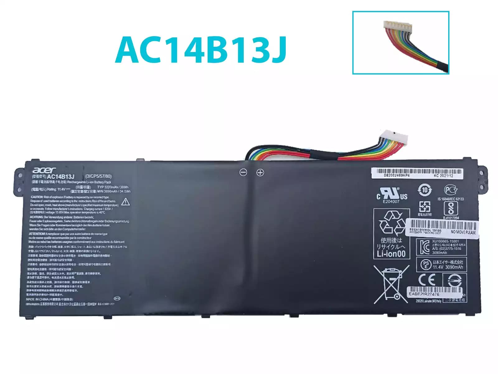BATERIA ACER AC14B13J INTERNA *ORIGINAL* — imagen 1