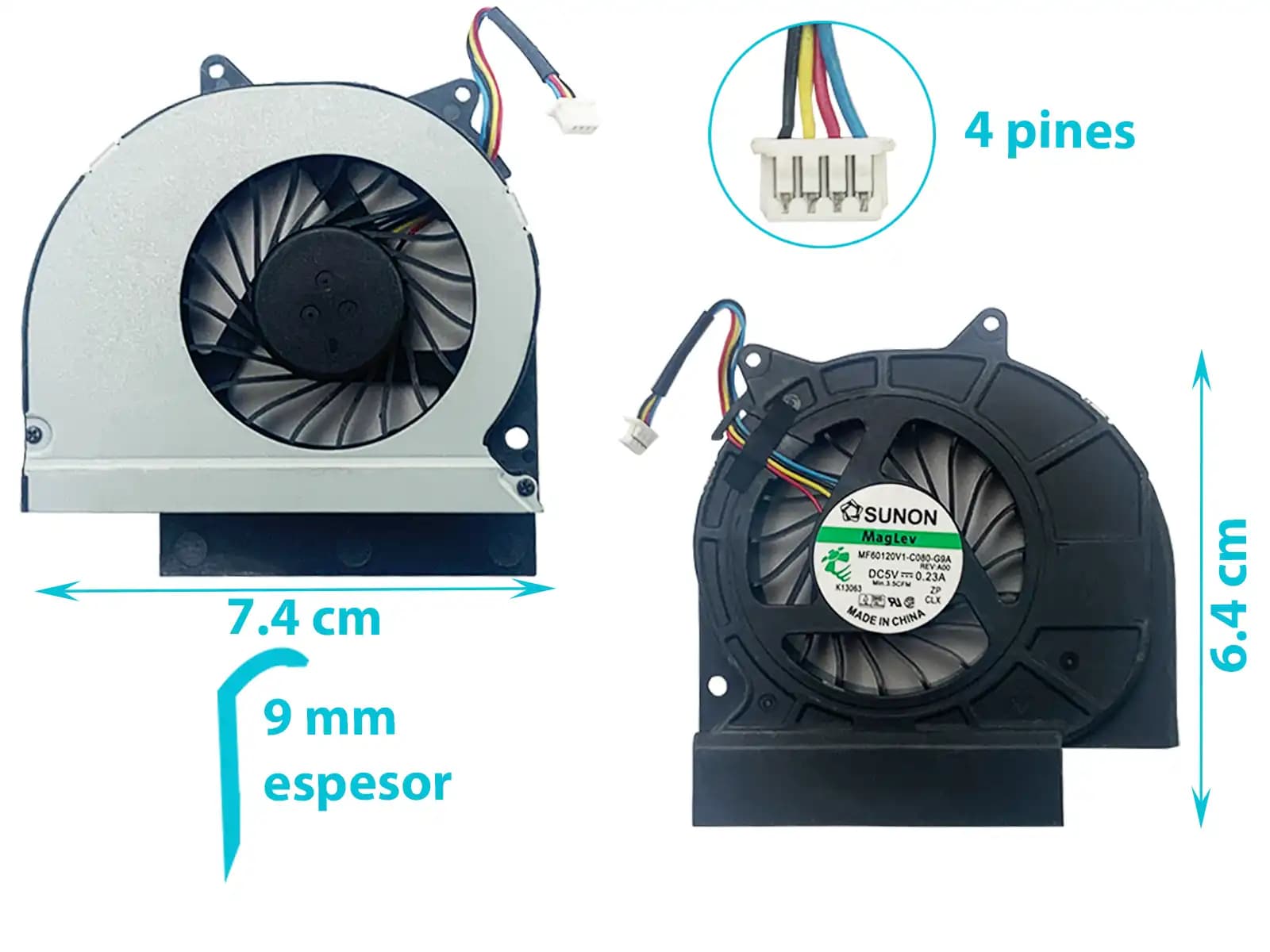 COOLER HP ENVY M4 M4-1012TX M4-1003TX (4 LINES) — imagen 1
