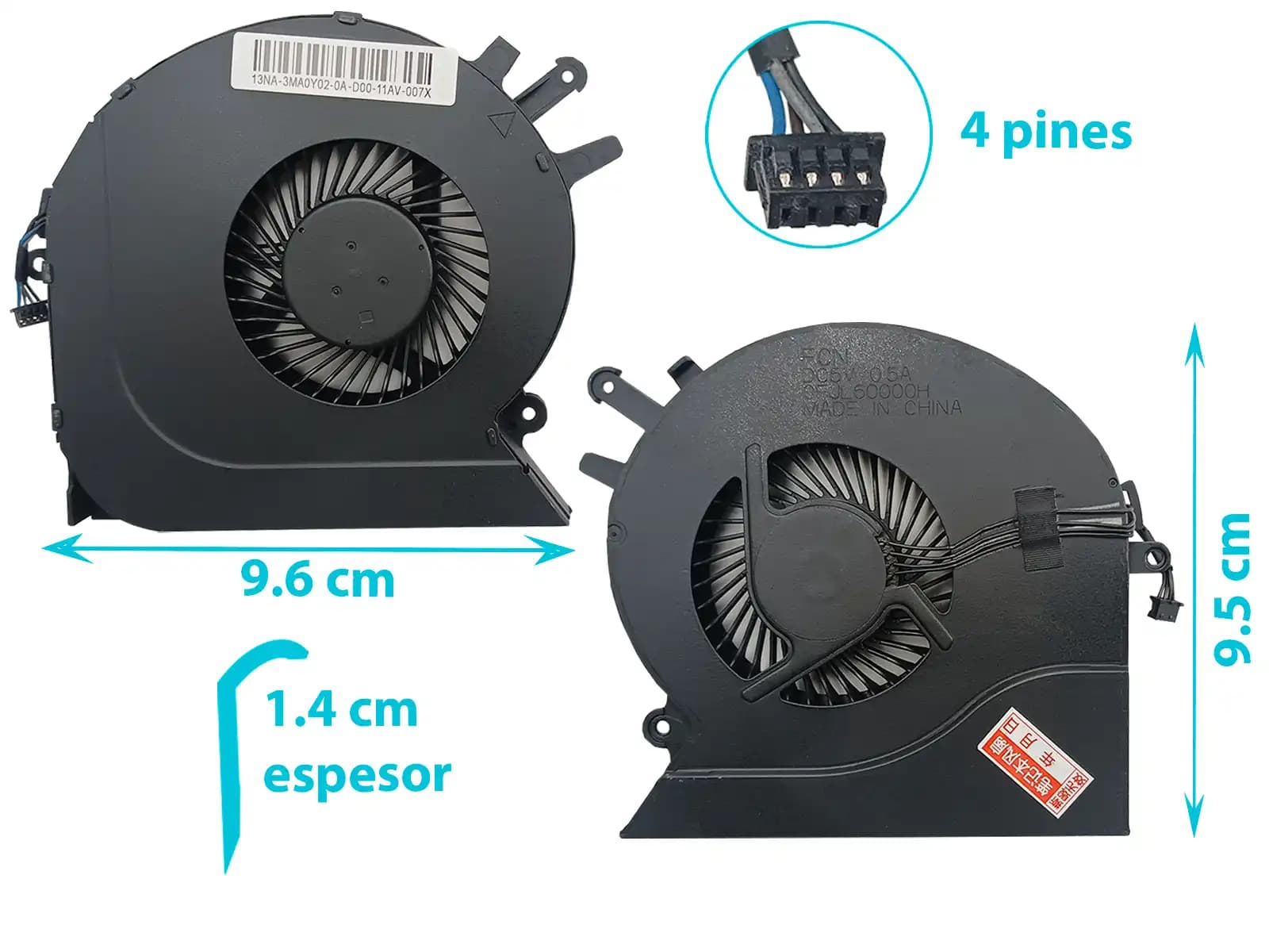 COOLER HP OMEN 17-AN 15-CE 15T-CE 929456-001 — imagen 1