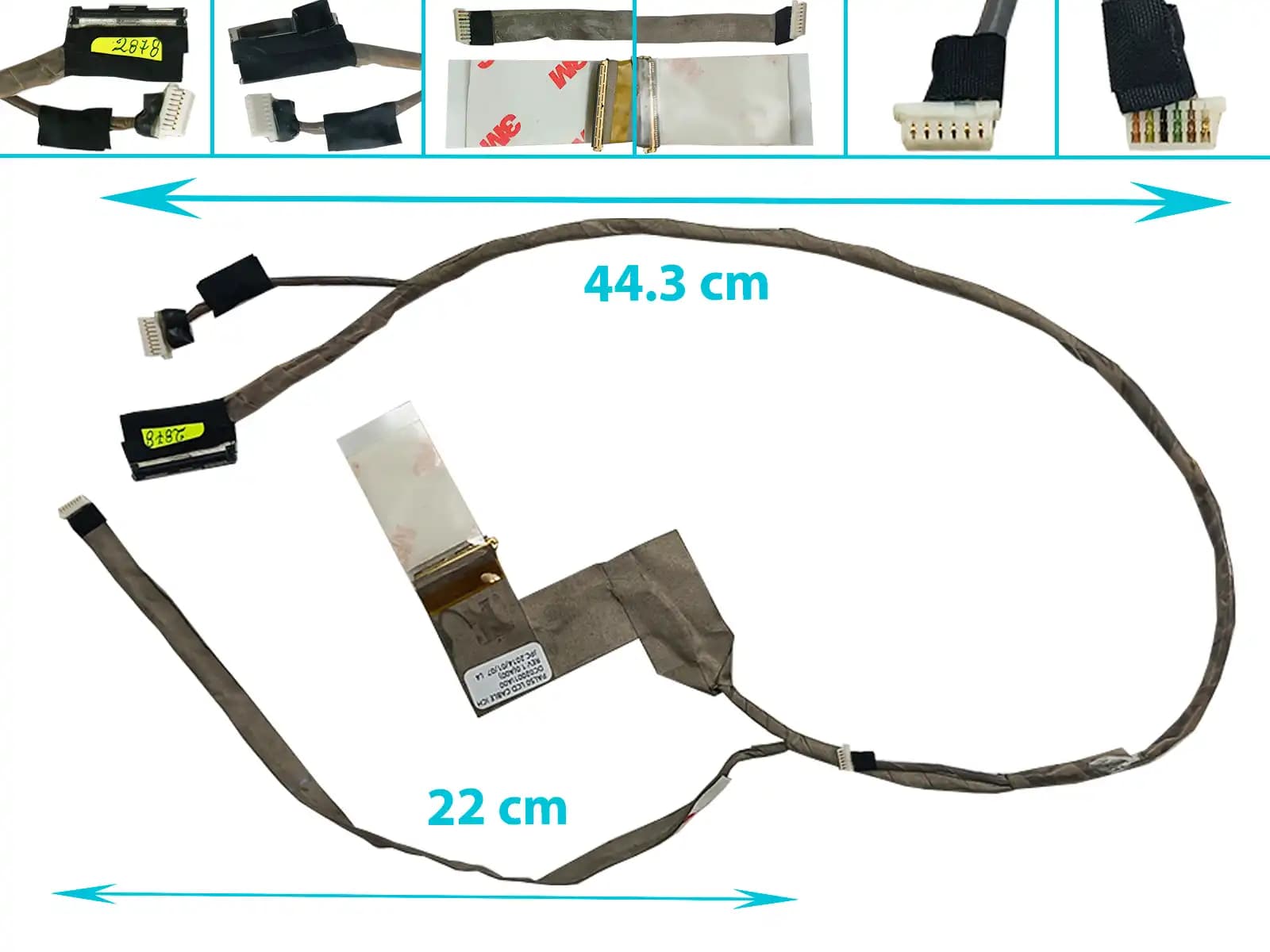 FLEX DE VIDEO DELL E6420 DC02001IA00 DC02C00180l — imagen 1