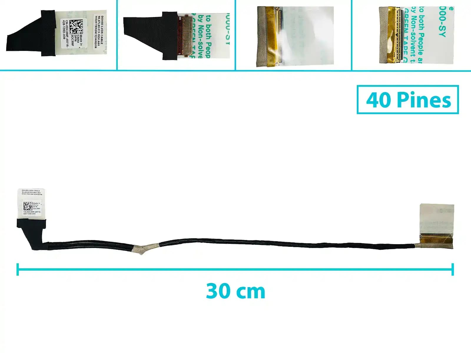 FLEX DE VIDEO DELL 15 7537 7000 15-7000 3715 50.47L03.011 50.47L03.001 5047L03001 03PC10 S DOH50 50.47L03.001 0DCXMF 40 PINES — imagen 1