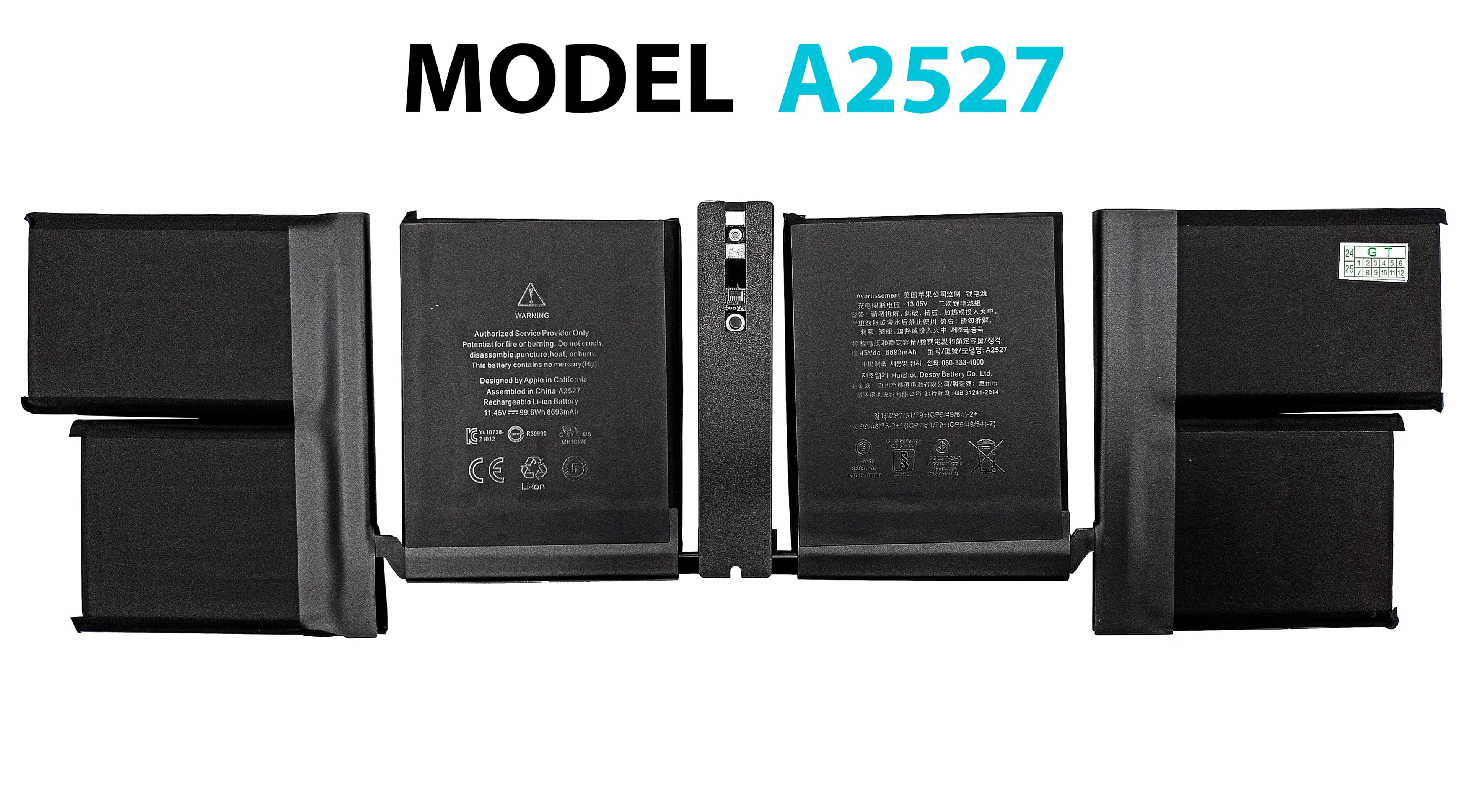 BATERIA APPLE MACBOOK A2527 A2485 INTERNA *ORIGINAL* — imagen 1