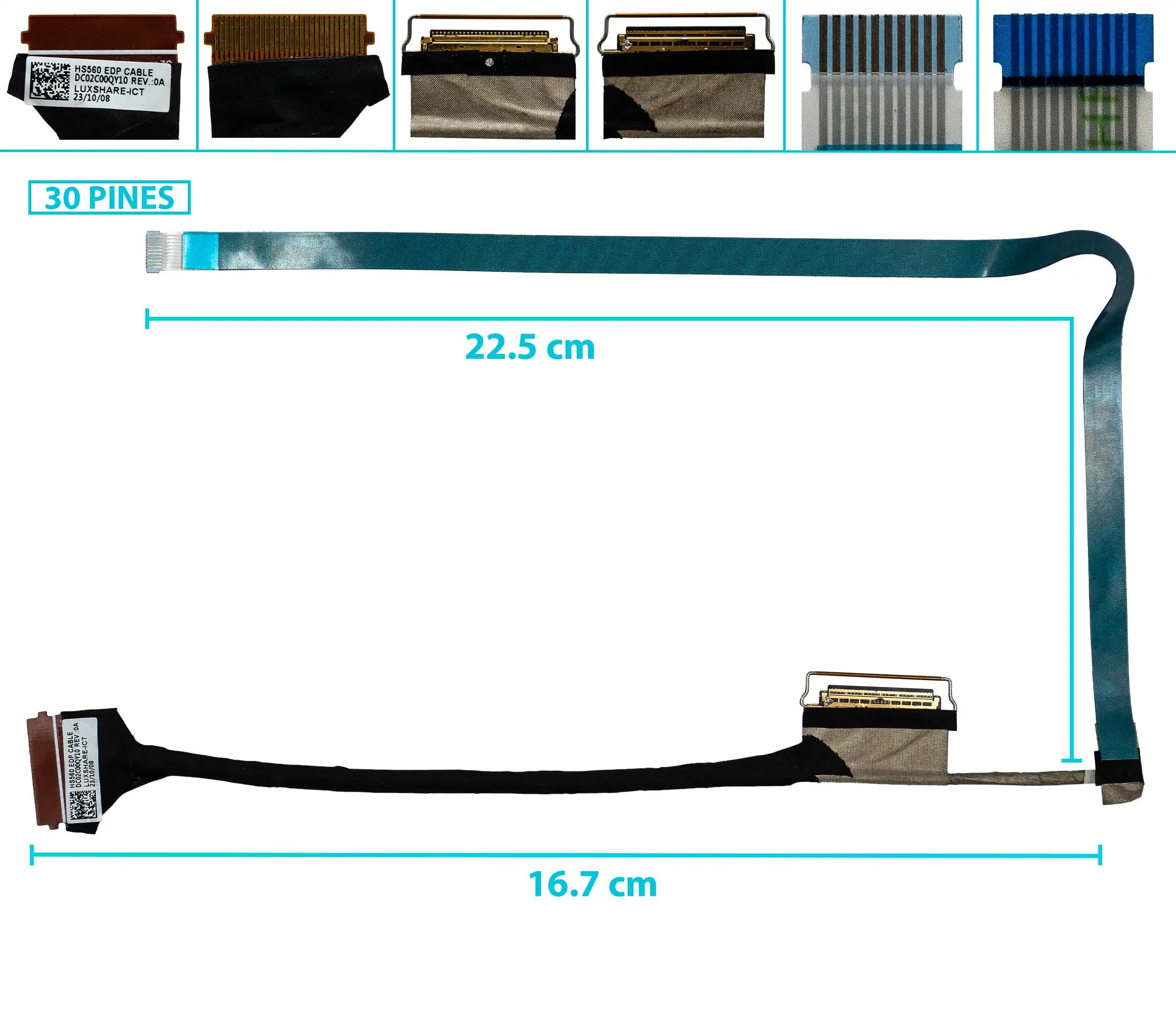 FLEX DE VIDEO LENOVO IDEAPAD 3 15ITL6 82H8 DC02C00QY30 DC02C00QY00 DC02C00QY10 DC02C00QY20 30 PINES — imagen 1