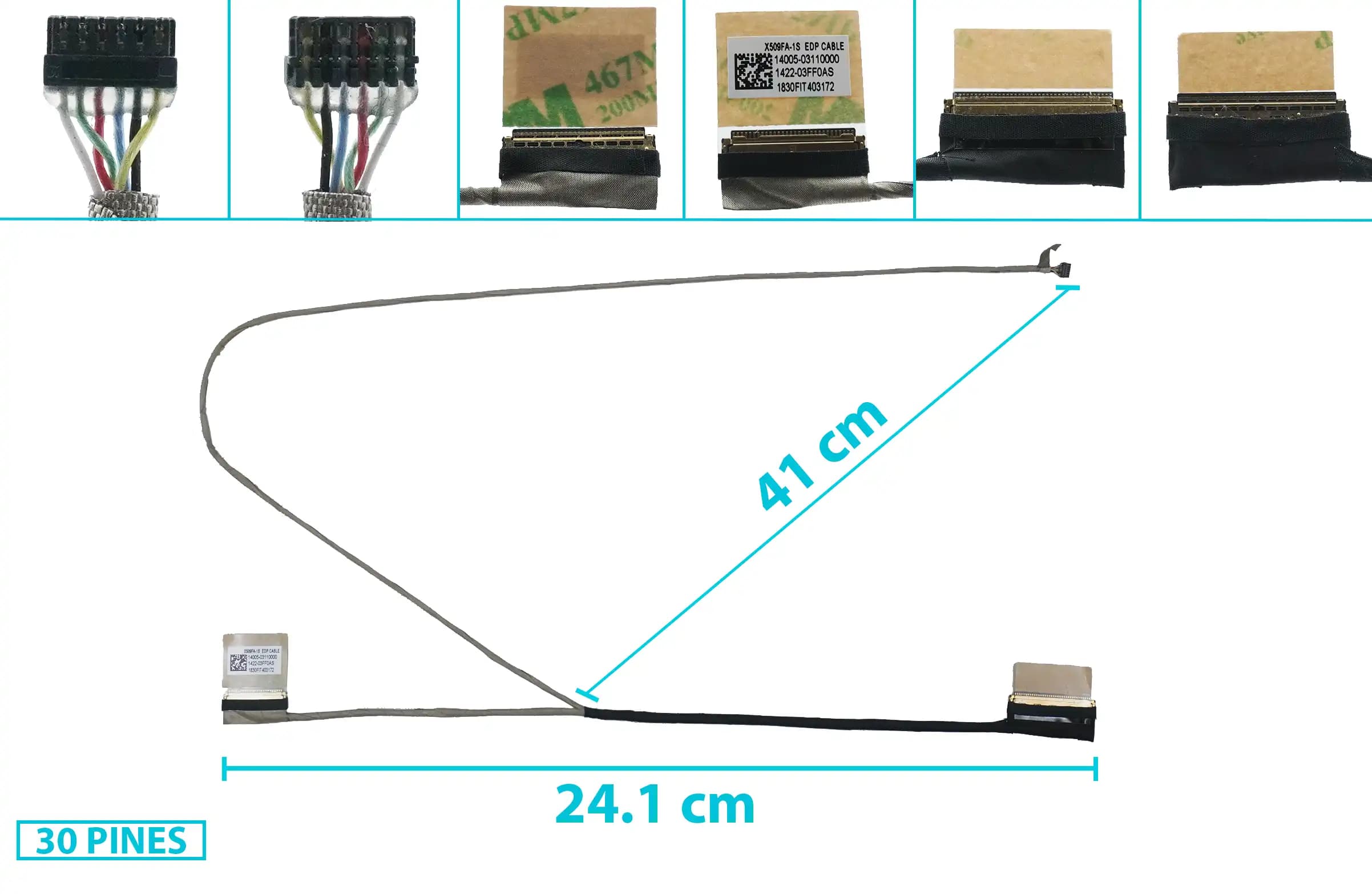 FLEX DE VIDEO ASUS X509 A509J X509FA-1A X509FA-1S VIVOBOOK 15 F515JA-AH31 X515J 1422-03FD0AS 14005-03110000 14005-03 — imagen 1