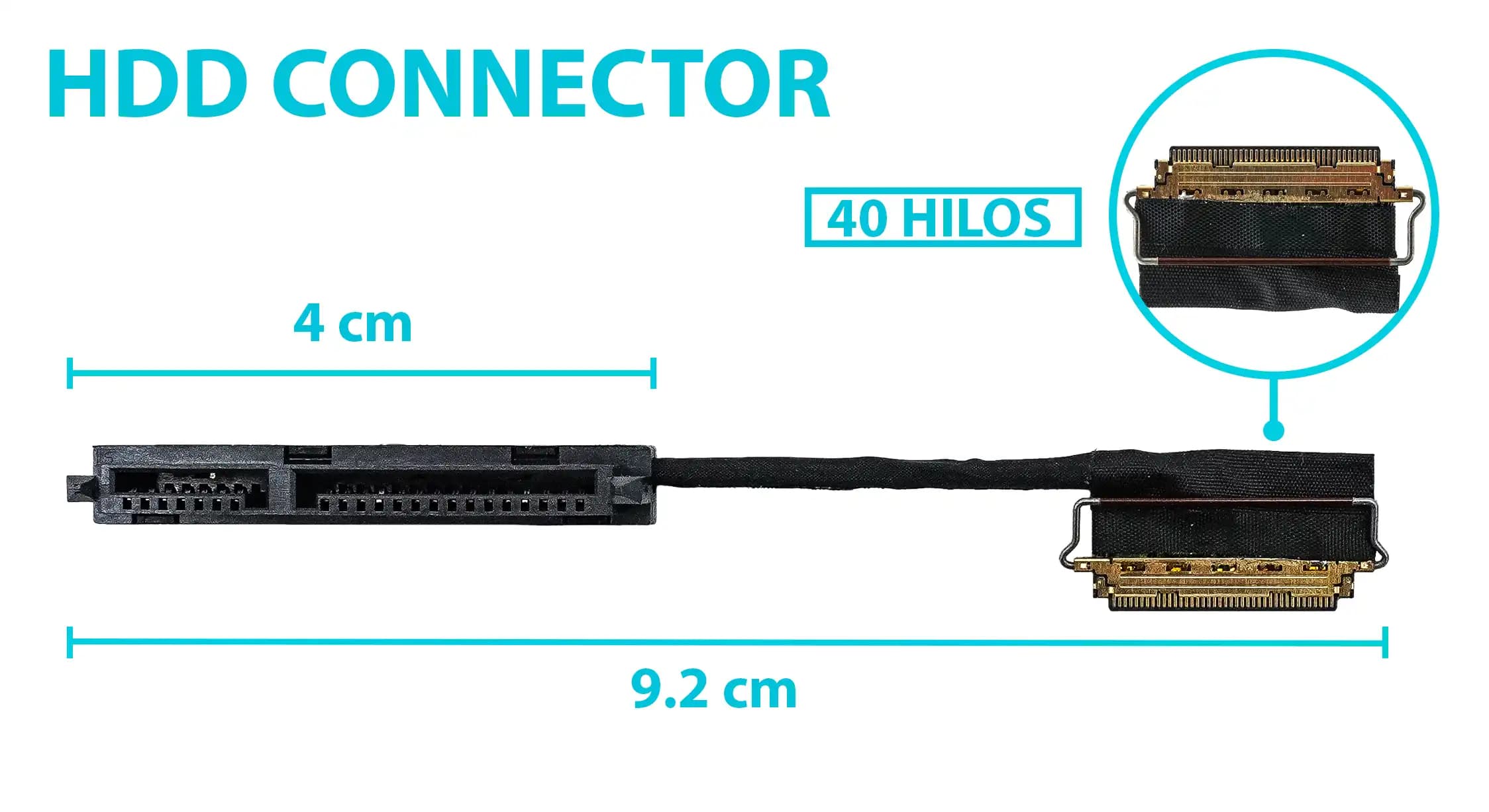 HARD DRIVE HDD CONNECTOR LENOVO THINKPAD T470 T470P CT470 00UR495 DC02C009L00 SC10G75198 DC02C009L30 SC10G75209 — imagen 1