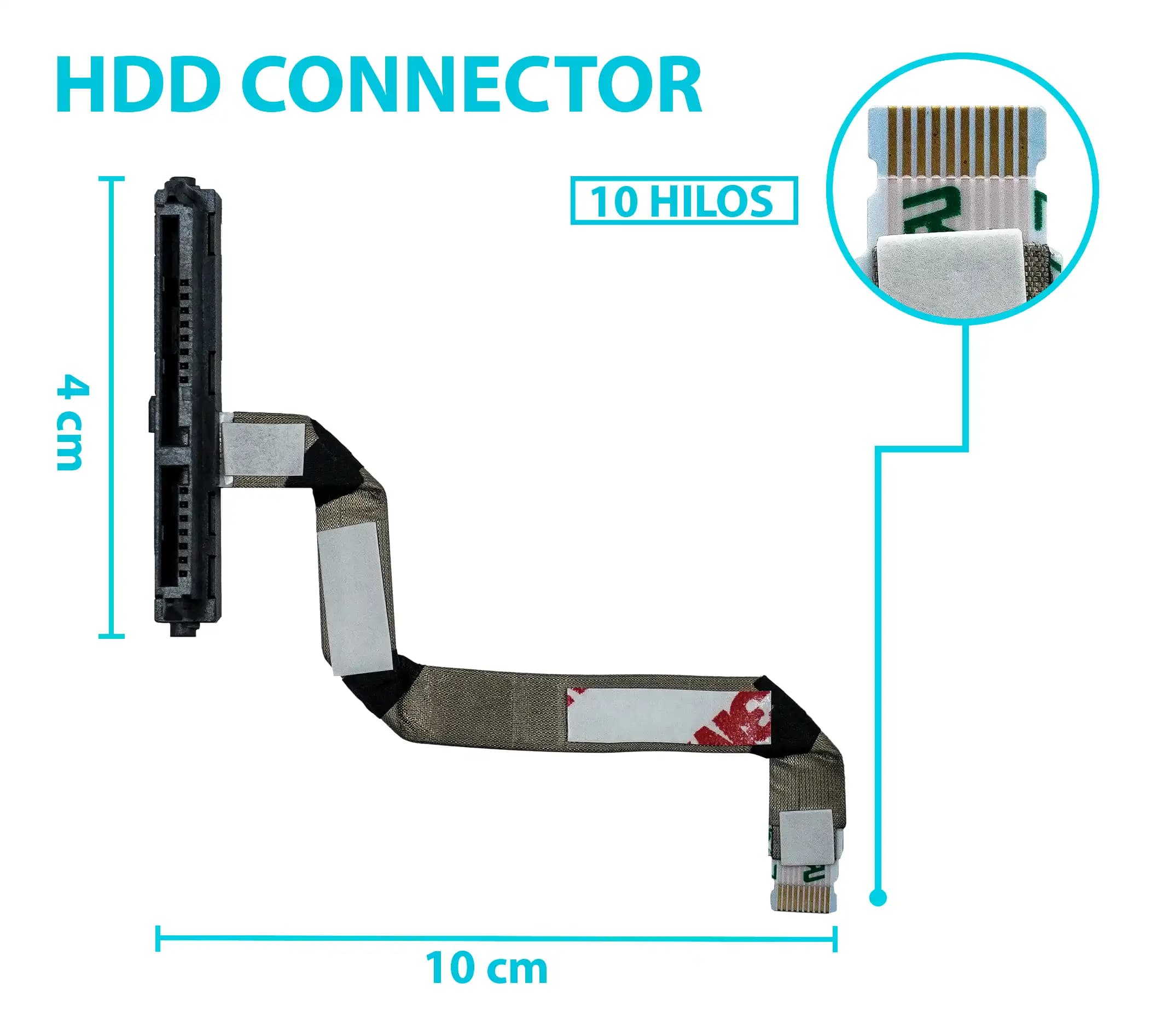 HARD DRIVE HDD CONNECTOR LENOVO IDEAPAD S350-15 S350-15IWL S350-15IIL S350-15IKB 3-15 3 15IIL05 NBX0001S900 — imagen 1