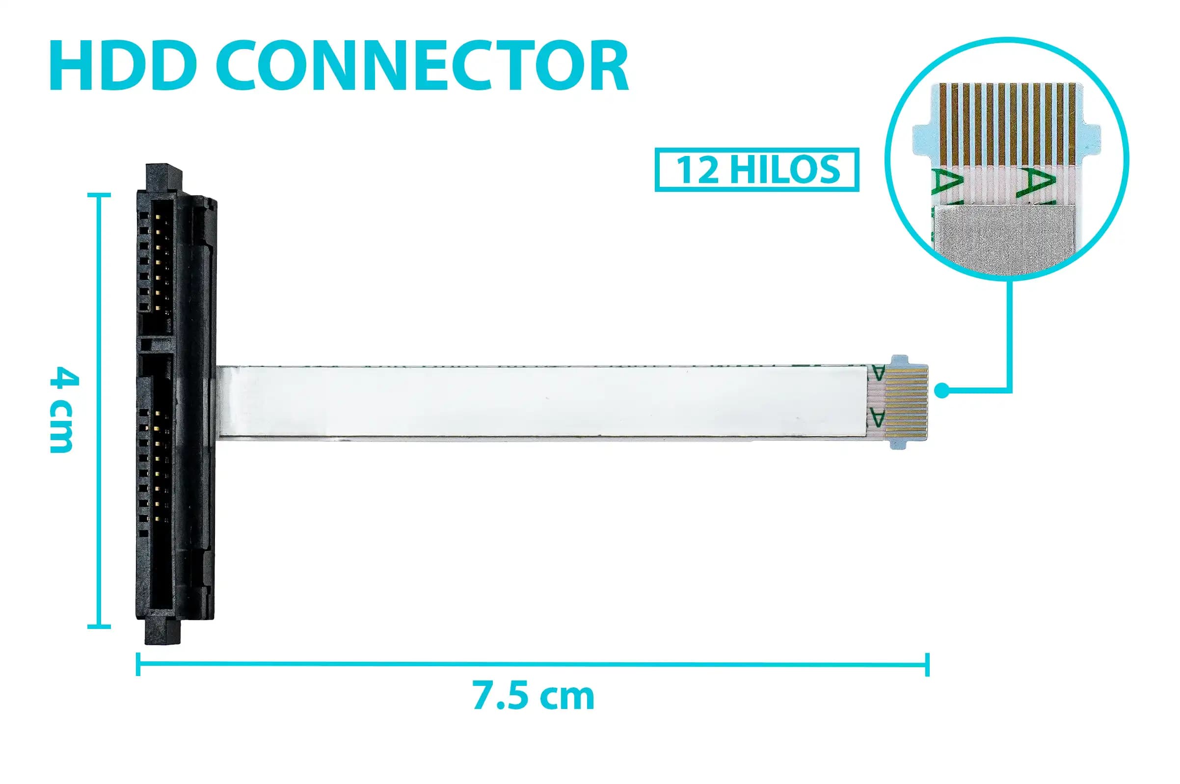 HARD DRIVE HDD CONNECTOR DELL INSPIRON 15 5558 5559 5000 3459 3558 5555 3568 NBX001QE00 — imagen 1