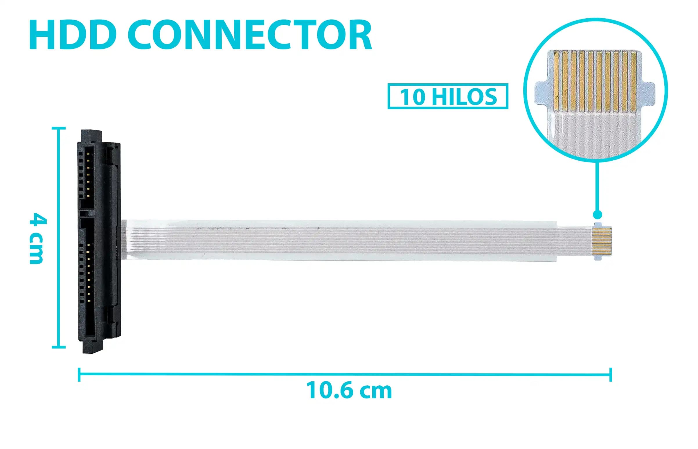 HARD DRIVE HDD CONNECTOR HP 15-CS DD0G7BHD011 — imagen 1