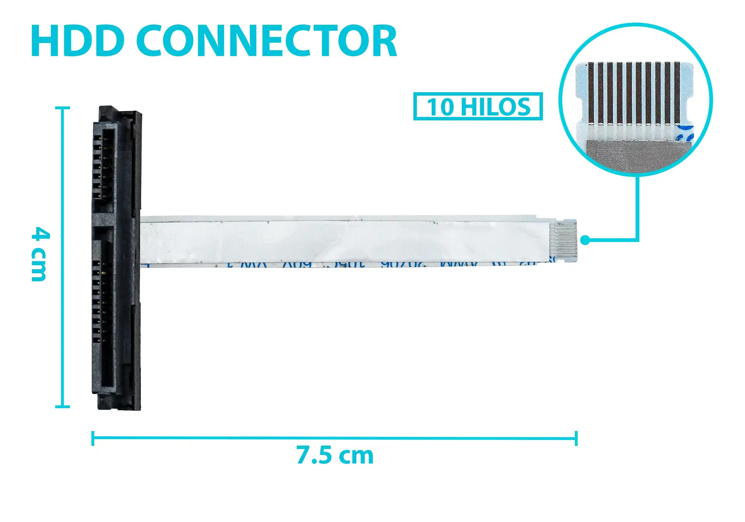 HARD DRIVE HDD CONNECTOR LENOVO Y540-15 Y540-15IRH Y545 NBX0001M410 — imagen 1