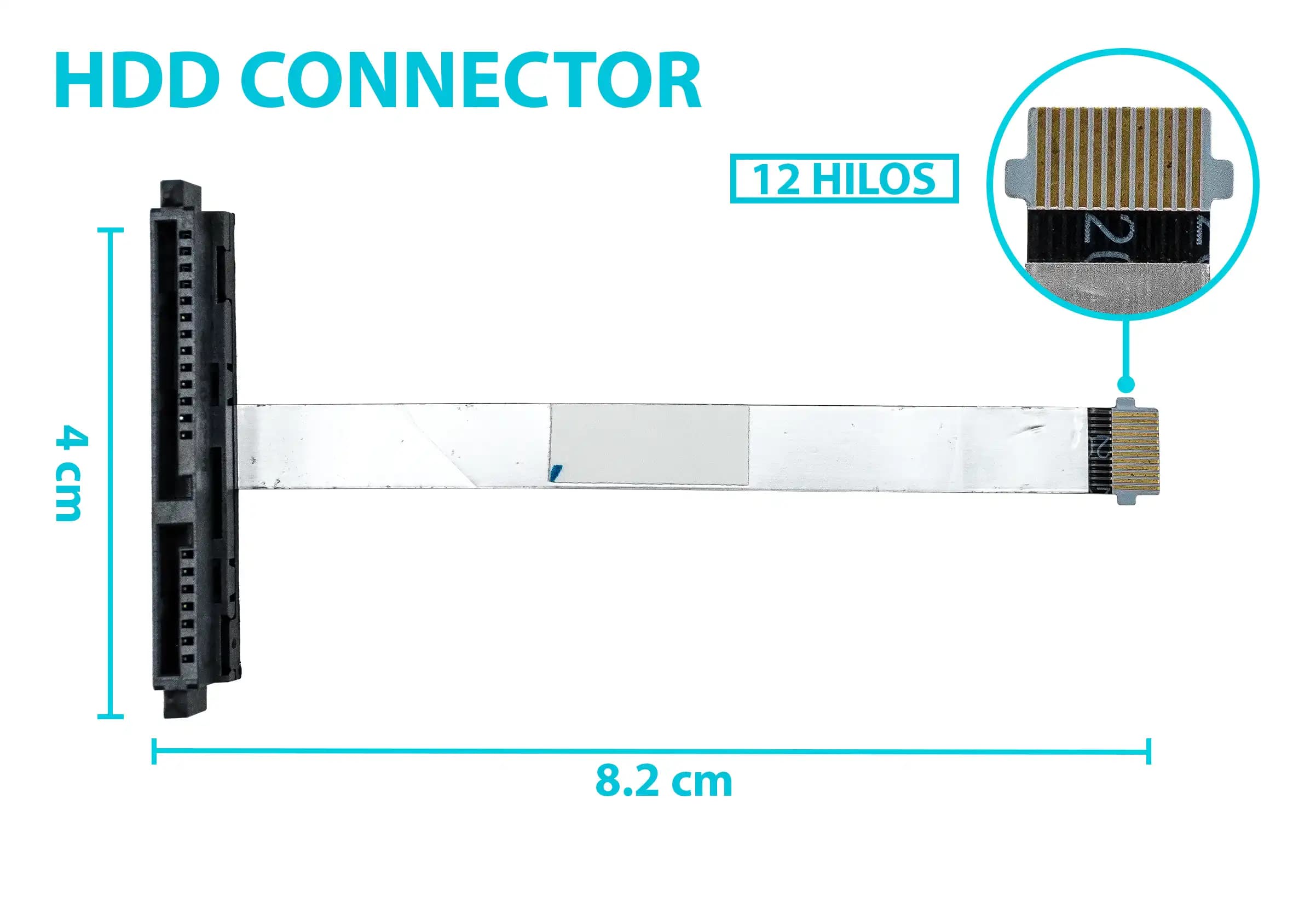 HARD DRIVE HDD CONNECTOR ACER NITRO 5 AN515-55 AN515-44 AN517-55 AN517-52 AN515-55-53E5 NBX0002HK00 50.Q7KN2.005 — imagen 1
