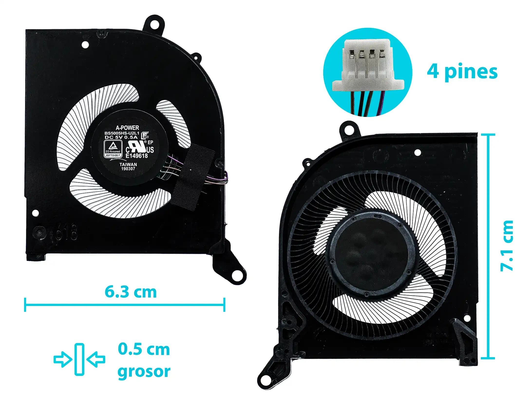 COOLER MSI CPU + GPU GS66 WS66 Stealth 10SD 10SE 10SF 10SFS 10SGS — imagen 1