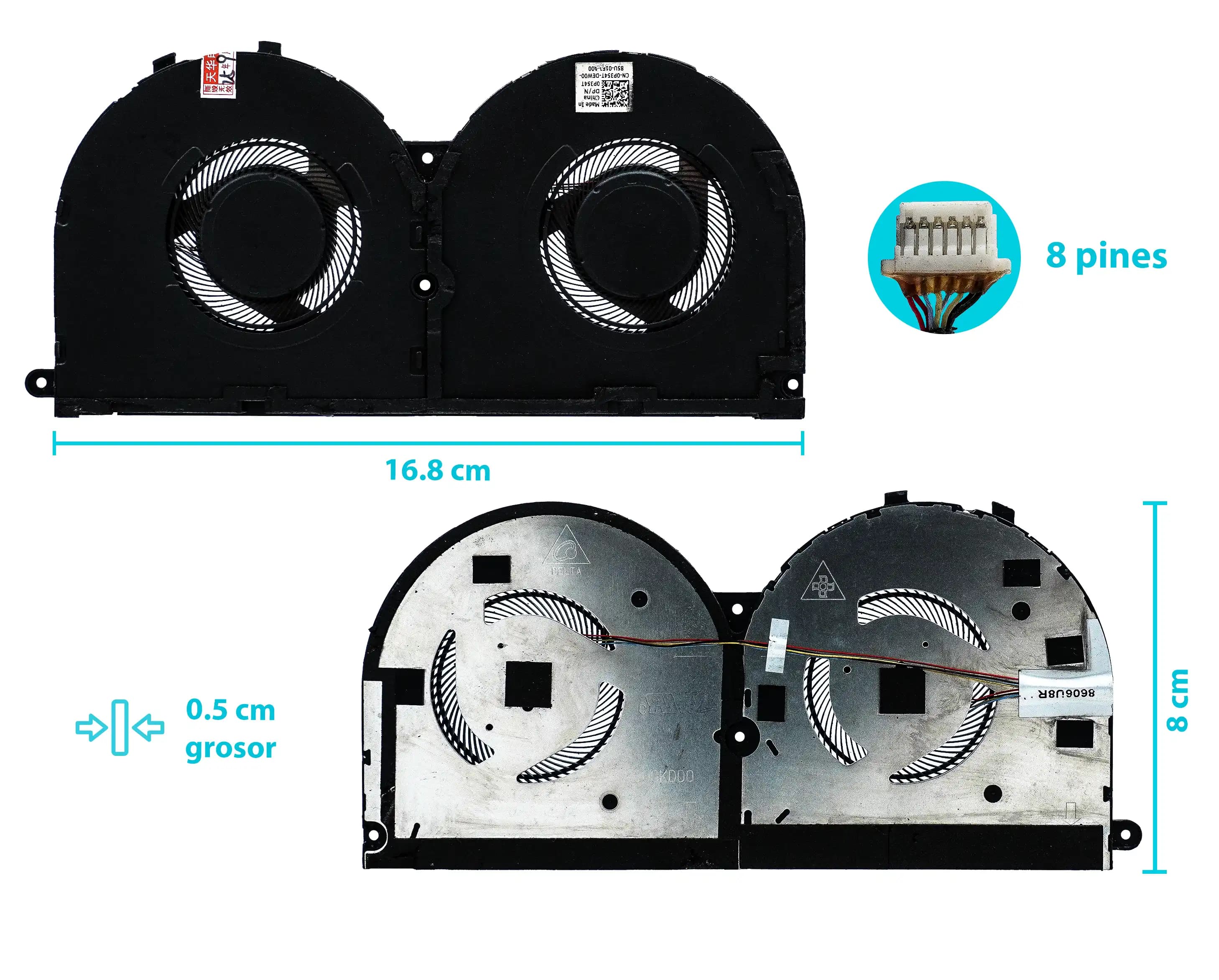 COOLER DELL XPS 15 9575 P354T 0P354T — imagen 1