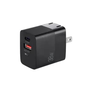 CARGADOR DE PARED ARGOM 38W PRO PD TYPE-C USB ARG-AC-0122BK BLACK — imagen 1