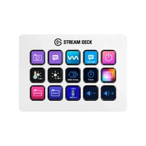 STREAM DECK LCD CORSAIR 15 TECLAS CUBIERTAS DE FLUJO MK2 WHITE — imagen 4