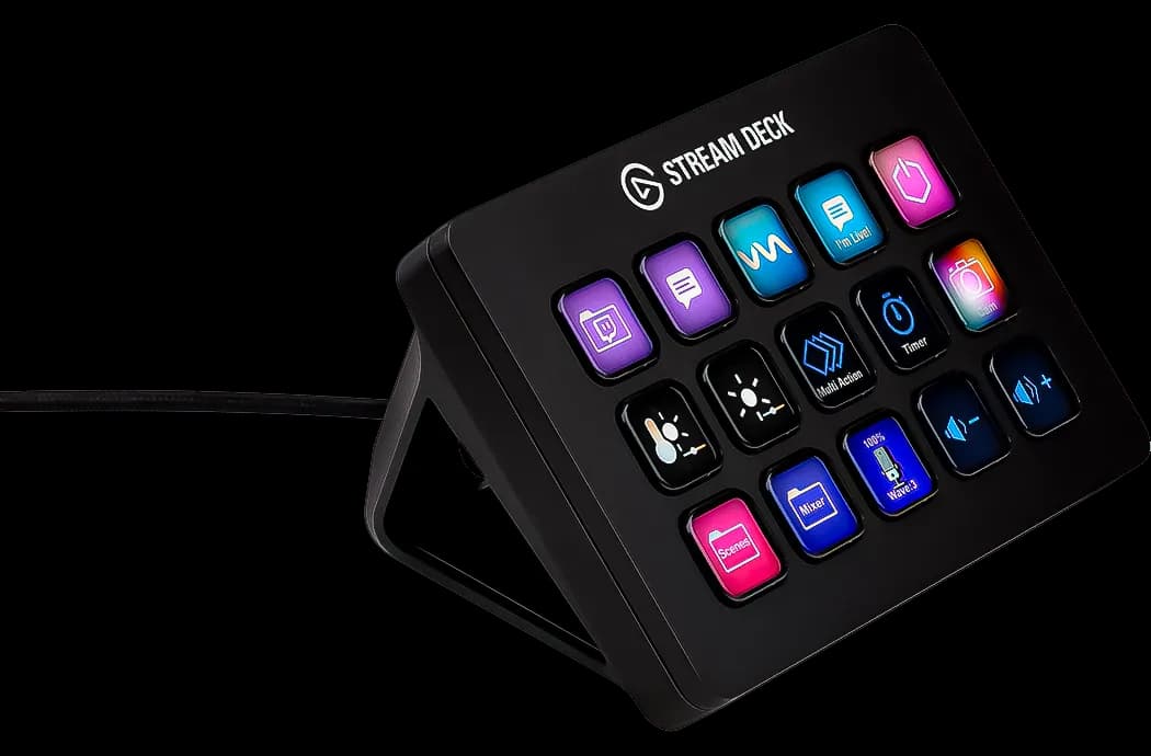 STREAM DECK LCD CORSAIR 15 TECLAS CUBIERTAS DE FLUJO MK2 WHITE — imagen 8