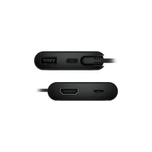 Adaptador Dell multipuerto USB-C 4en1 DA225 USB-A,2xUSB-C,HDMI Negro 1Y — imagen 5