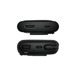 Adaptador Dell multipuerto USB-C 4en1 DA225 USB-A,2xUSB-C,HDMI Negro 1Y — imagen 4