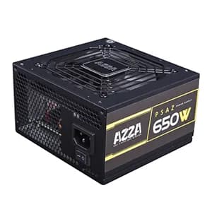 FUENTE DE PODER AZZA PSAZ-650W 650W 80 PLUS BRONZE NEGRO — imagen 1