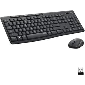 TECLADO-MOUSE LOGITECH MK295 WIRELESS USB NEGRO — imagen 2