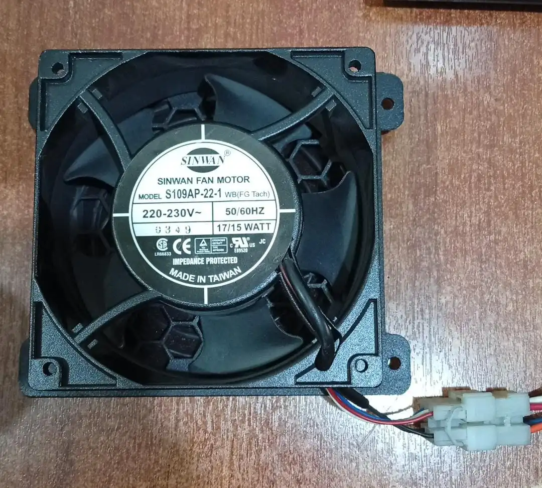 Ventilador Industrial AC Sinwan S109AP-22-1 220V 120mm FG Tach - Usado