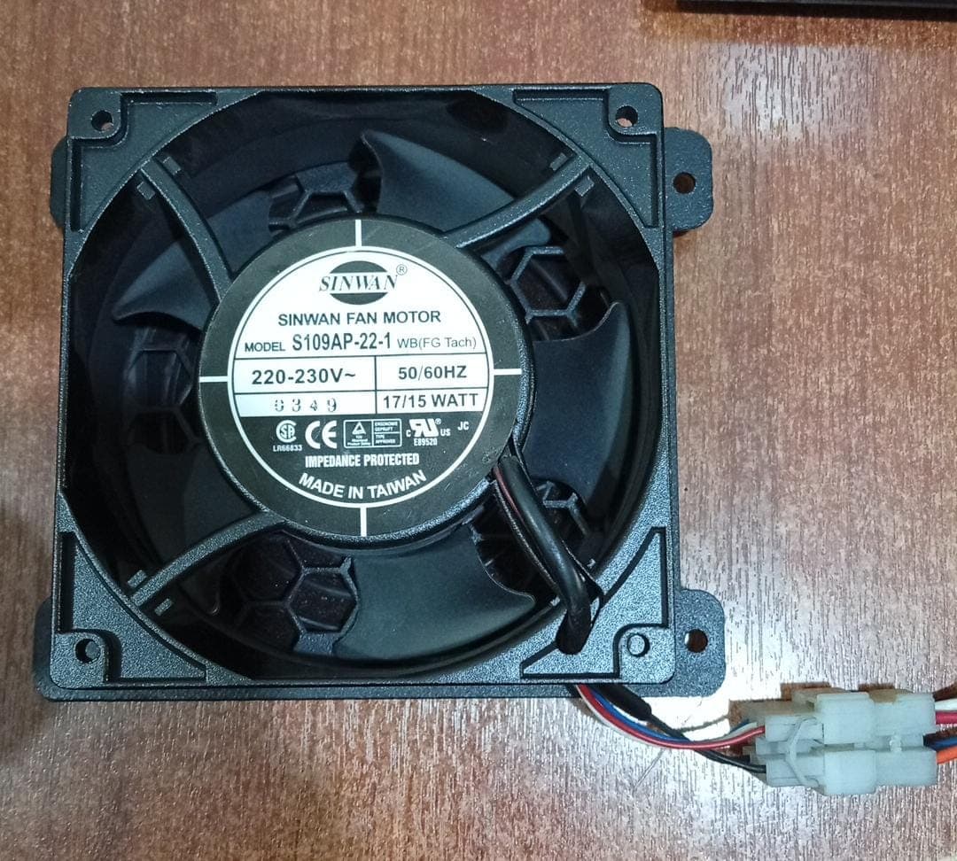 Ventilador Industrial AC Sinwan S109AP-22-1 220V 120mm FG Tach - Usado — imagen 1