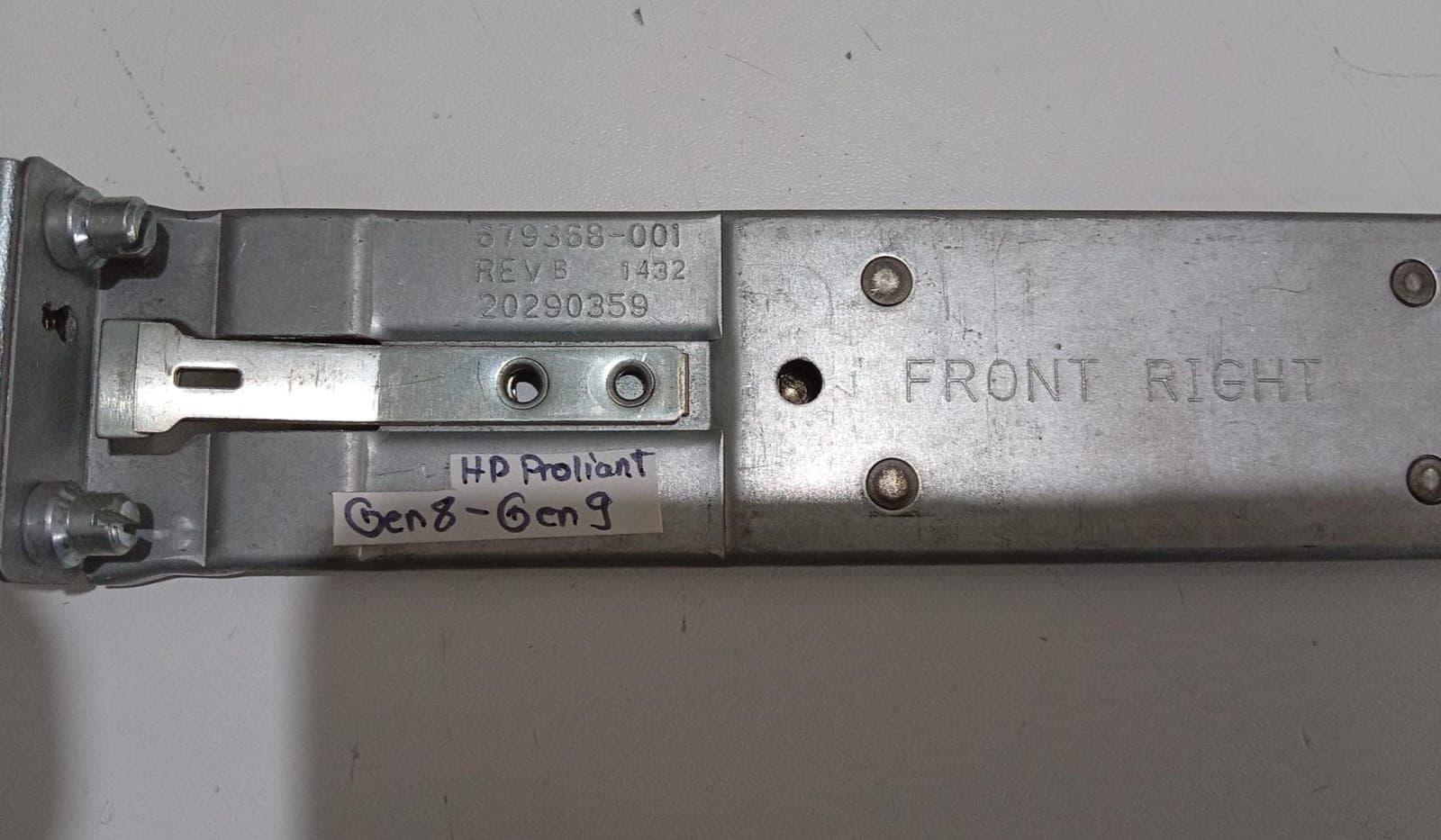 Riel Derecho de Servidor HP HPE 679368-001 Rev B DL380 2U - Pull Tested / Usado — imagen 2
