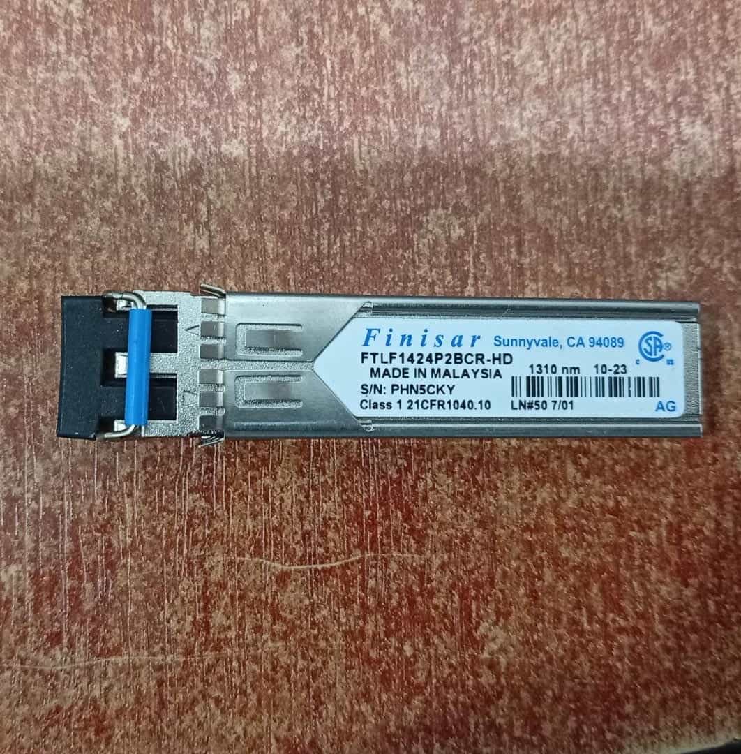 Transceptor Finisar FTLF1424P2BCR-HD Módulo SFP 4Gbps 1310nm Monomodo LC 10km FC Seminuevo