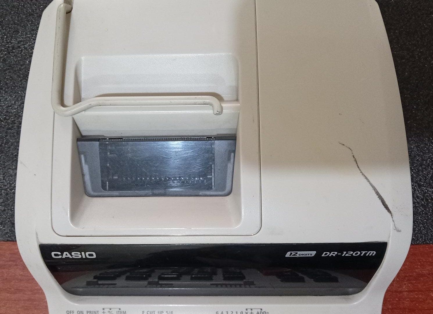 Calculadora Impresora 12 Dígitos CASIO DR-120TM Profesional de Escritorio / Usado — imagen 2