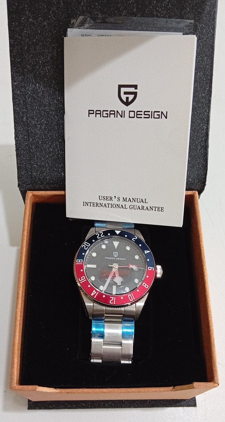 Reloj Automático Pagani Design PD-1706 GMT Sport Acero Inoxidable Cristal Zafiro 200M — imagen 4