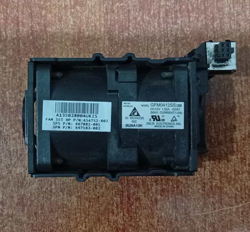 Ventilador Fan HP GFM0412SS 654752-002 Para Servidor ProLiant DL360p y DL360e Gen8 - Usado