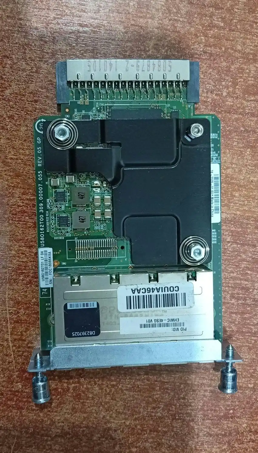 Tarjeta De Red Cisco Ehwic-4esg Switch Ethernet 4 Puertos RJ45 para Router ISR Gigabit / Usado