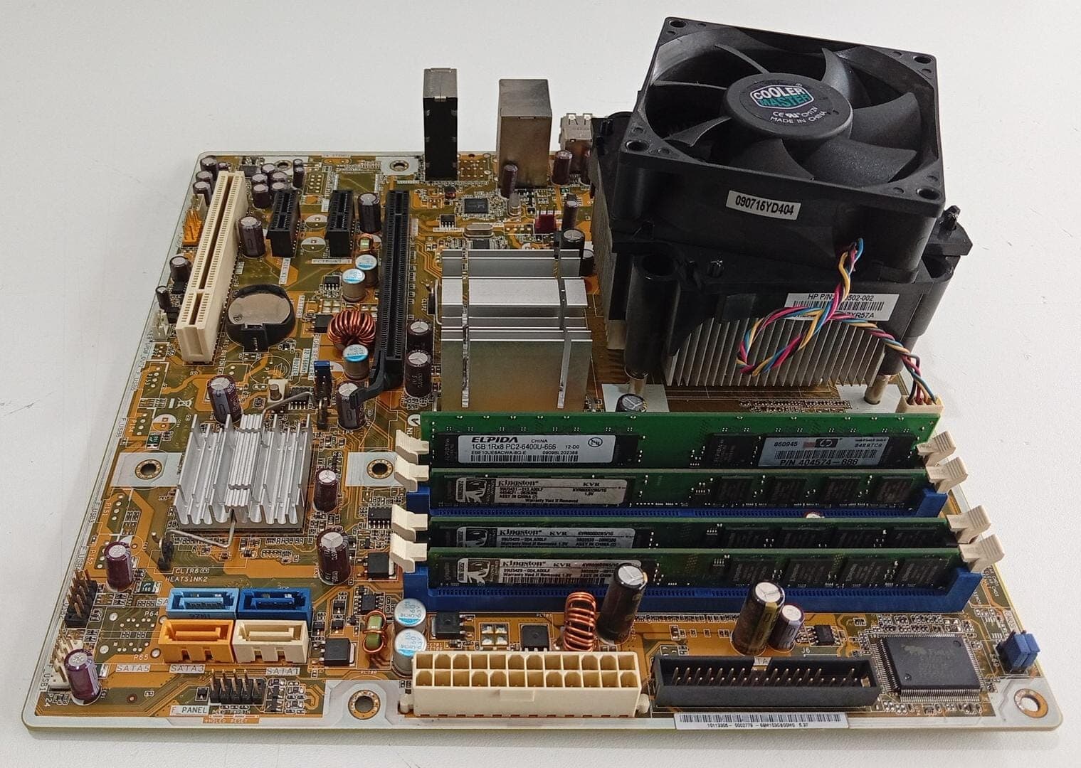 Placa madre HP IPIBL-LB + Intel Core 2 Duo E7500 2.93 GHz + 4GB RAM DDR2 + Cooler – Usada — imagen 3